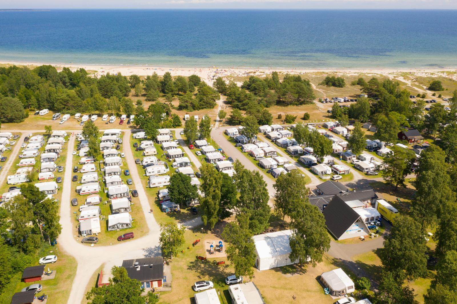 Bödagårdens camping på Öland.