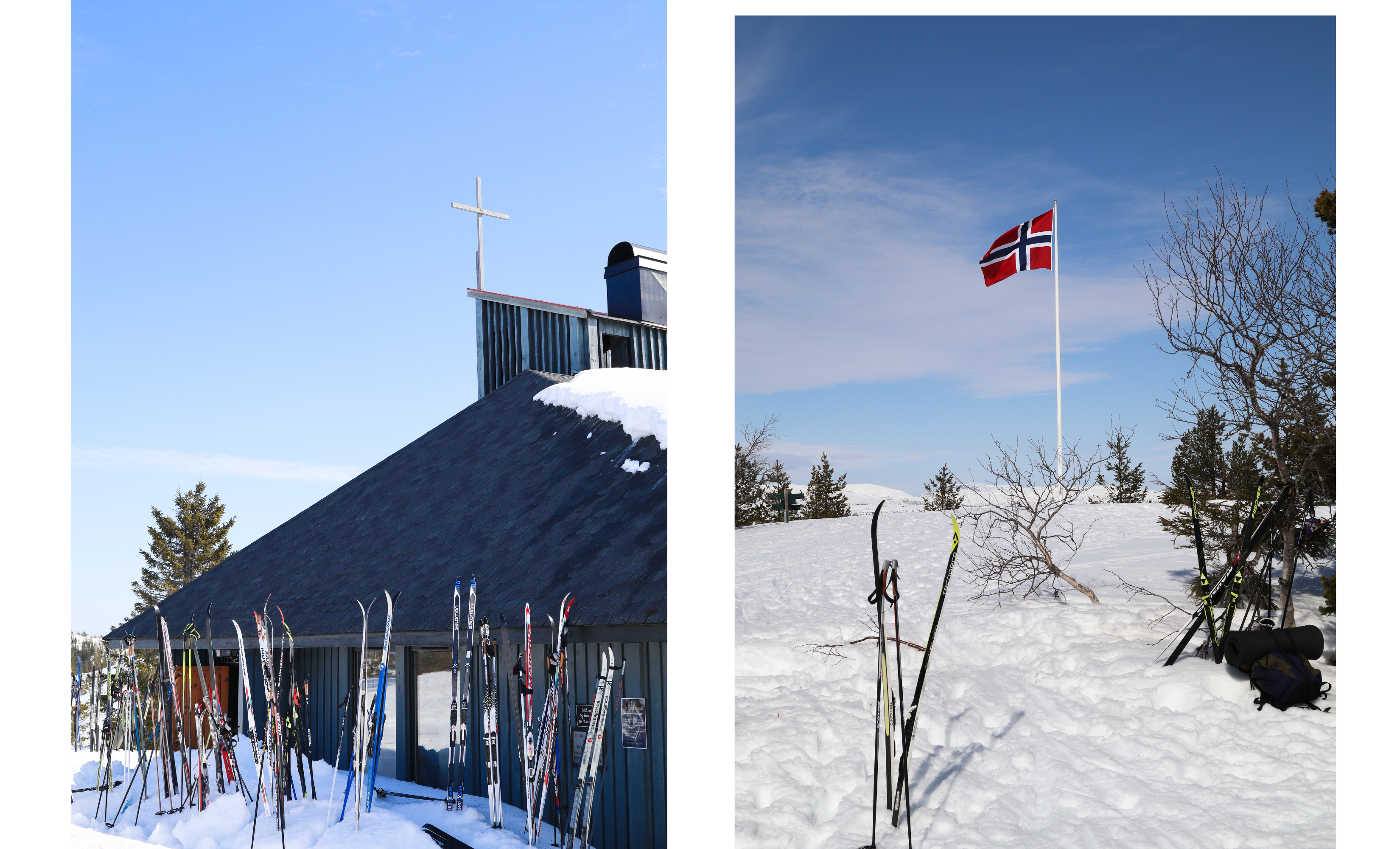 Oversiktsbilde av Ble sportskapell.