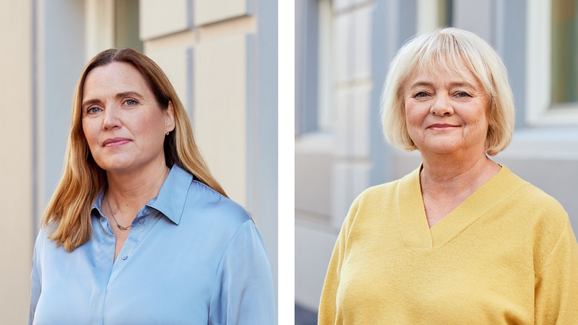 Hanne Glemmestad og Mimmi Kvisvik i Fellesorganisasjonen (FO).