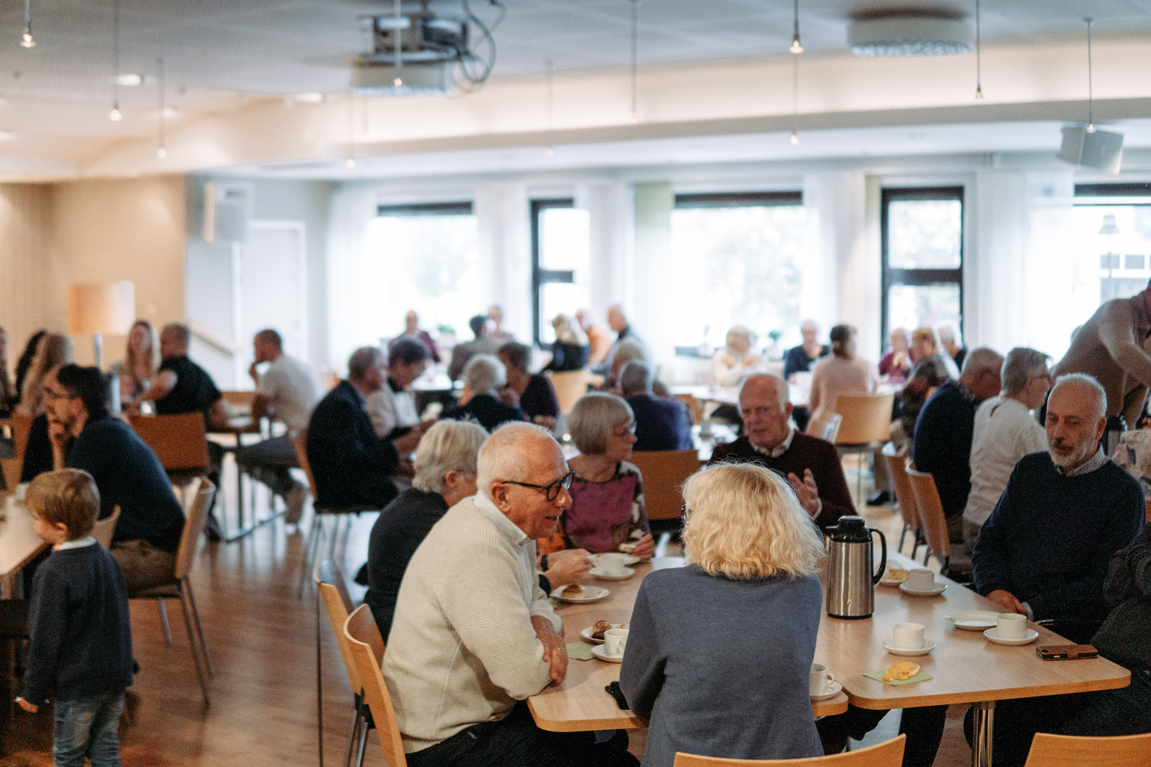 Första gudstjänsten sedan restriktionerna på grund av Coronapandemin. 3 Oktober 2021.