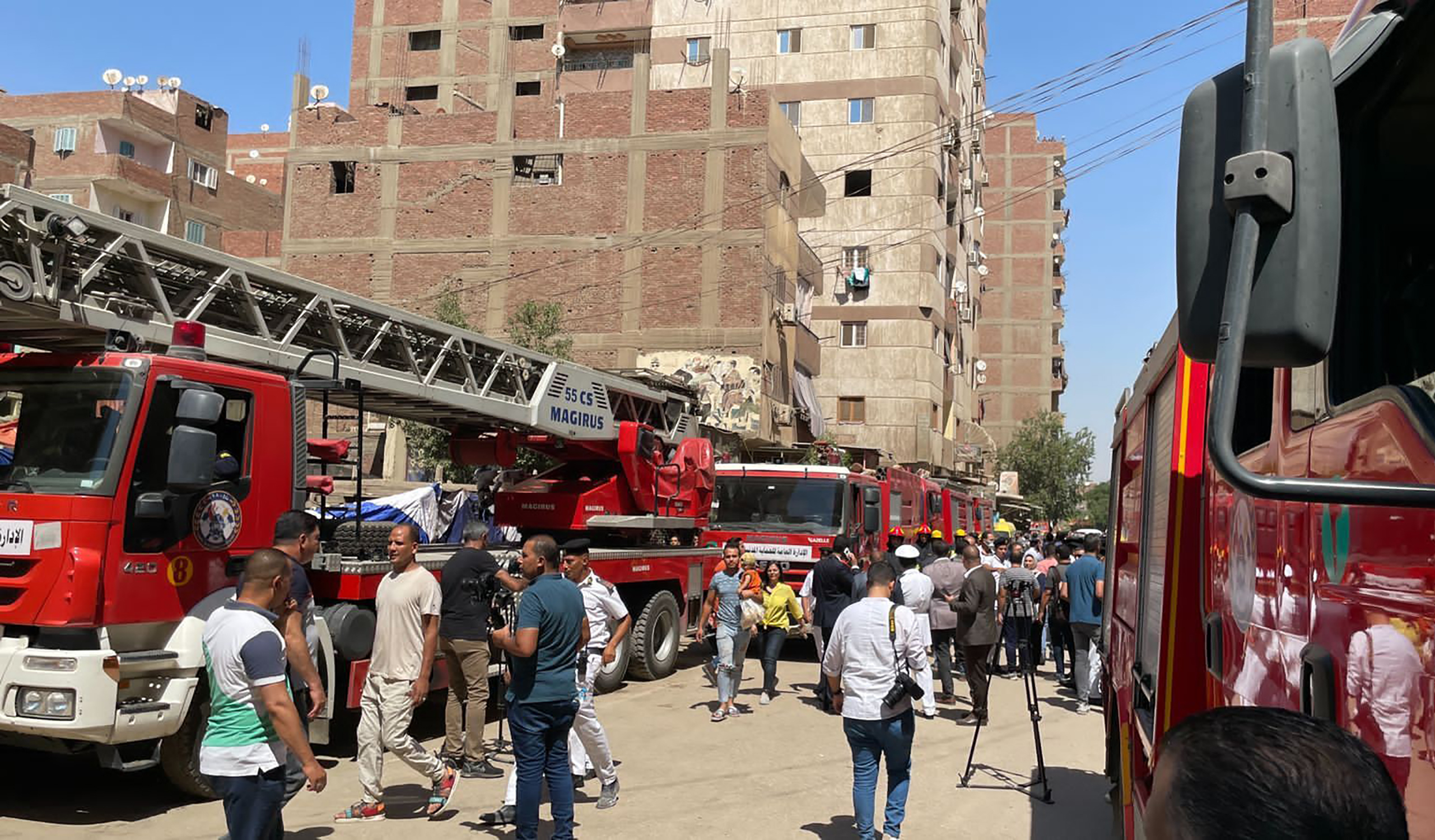 Över 40 döda i kyrkbrand i Egypten