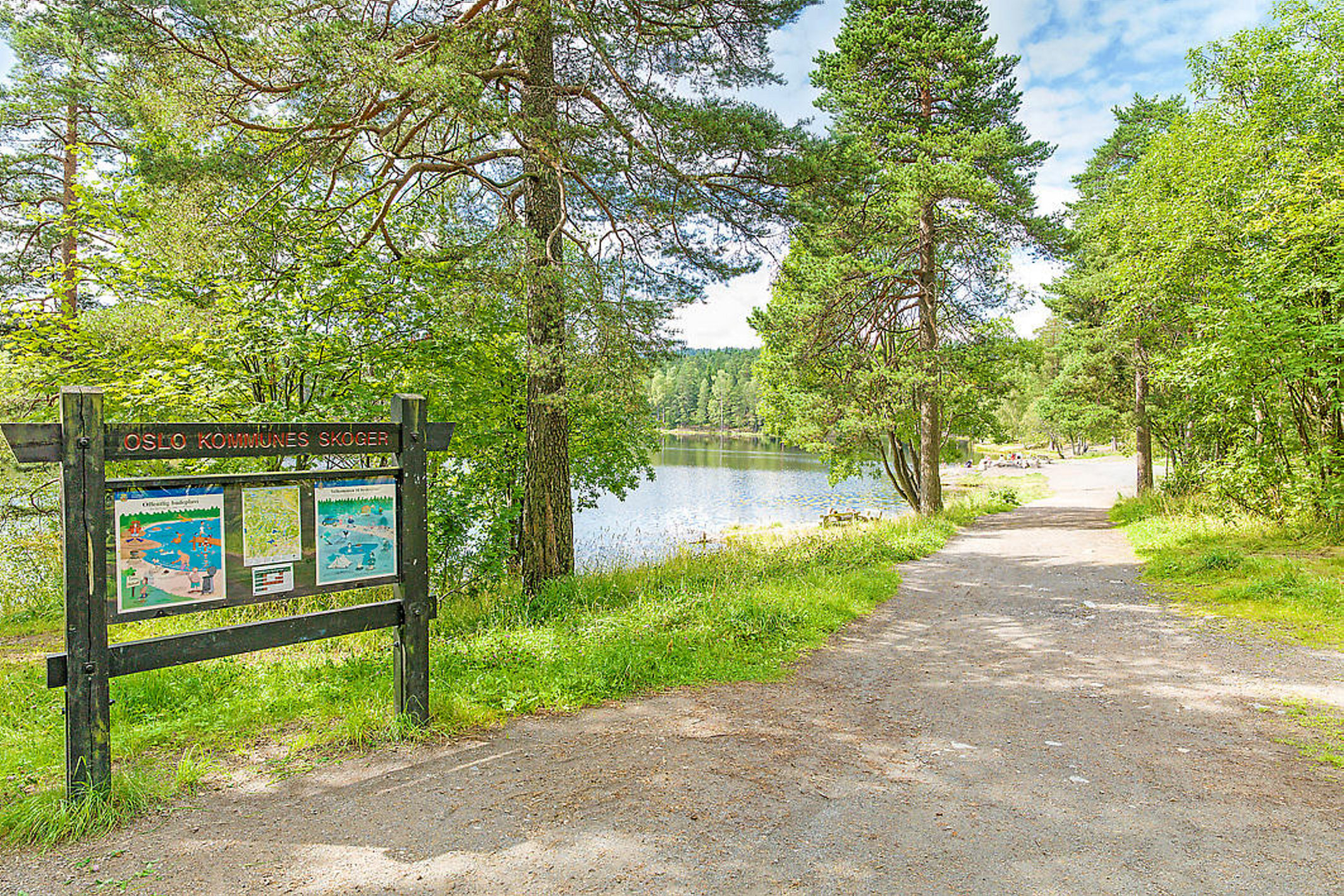 OGSÅ DETTE: Ikke bare ligger Groruddalen i bunnsjiktet når det gjelder boligprisene, kjøpere får også mye annet på kjøpet, som enkel tilgang til naturperler. FOTO: EIENDOMSMEGLER 1