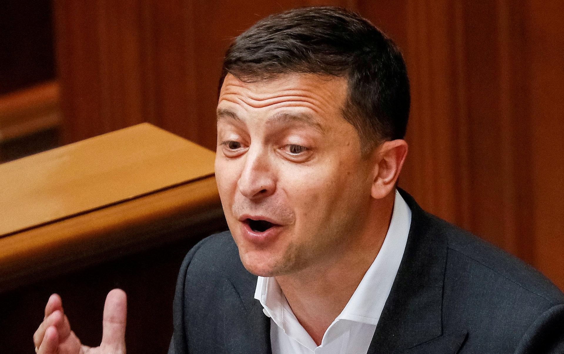 SAMTALTE: Ble Ukrainas president Volodymyr Zelenskyj bedt om å bidra til en drittpakke om Biden? FOTO: NTB SCANPIX