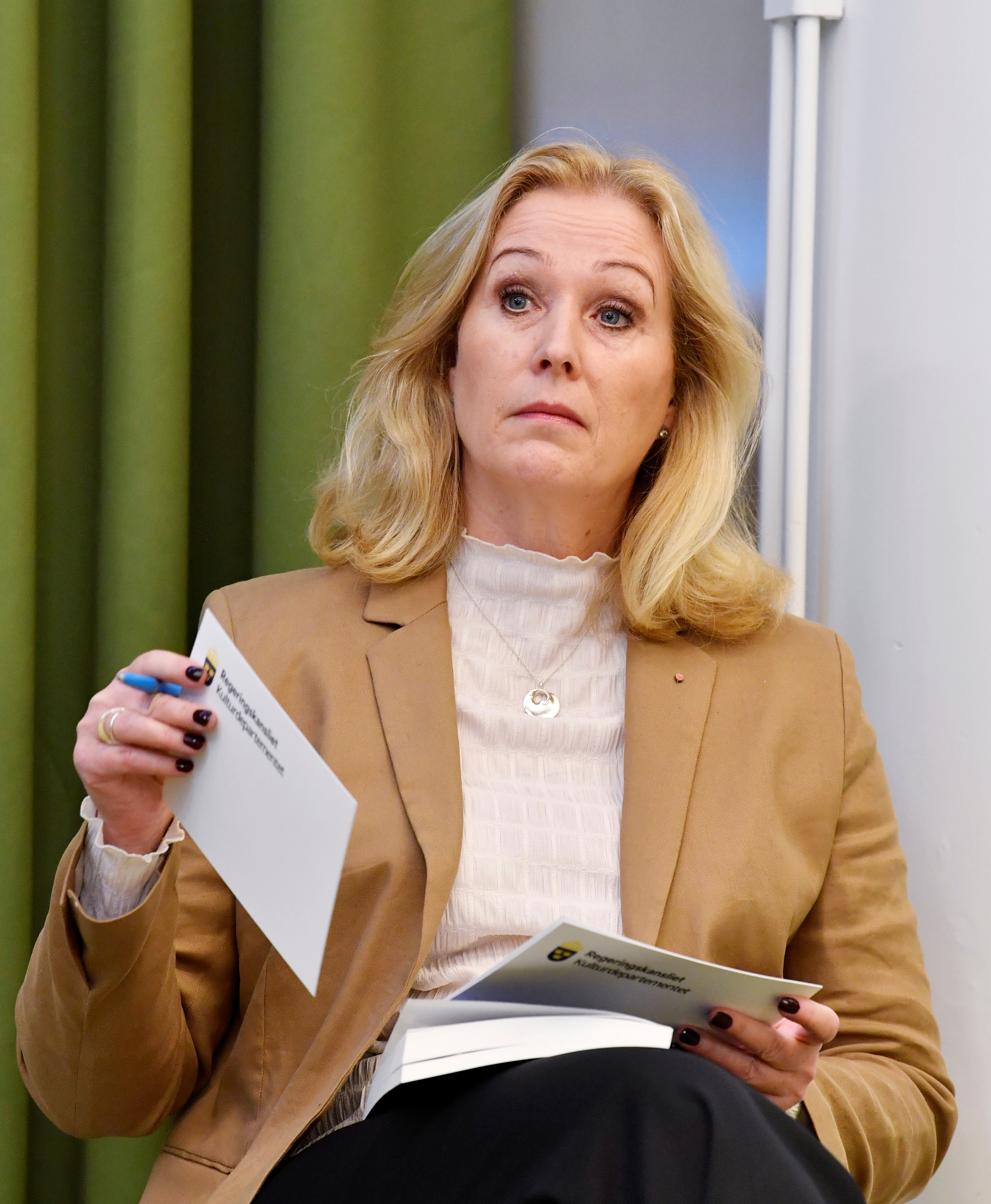 Kulturminister Jeanette Gustafsdotter.