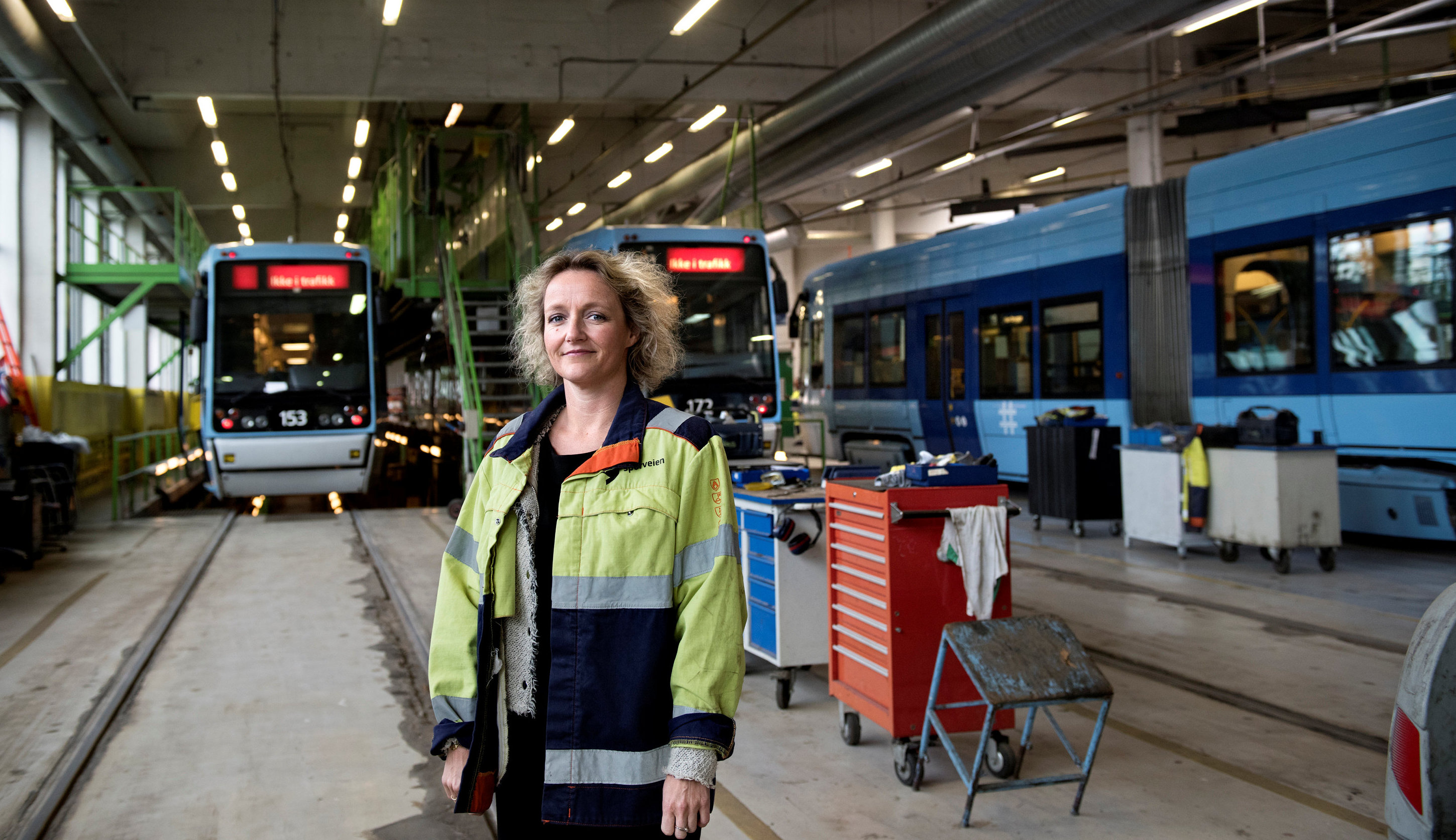 Birte Sjule forventer videre vekst i antallet reisende med trikken. Hun er selv blant dem som jevnlig reiser kollektivt med både trikk, T-bane og buss.