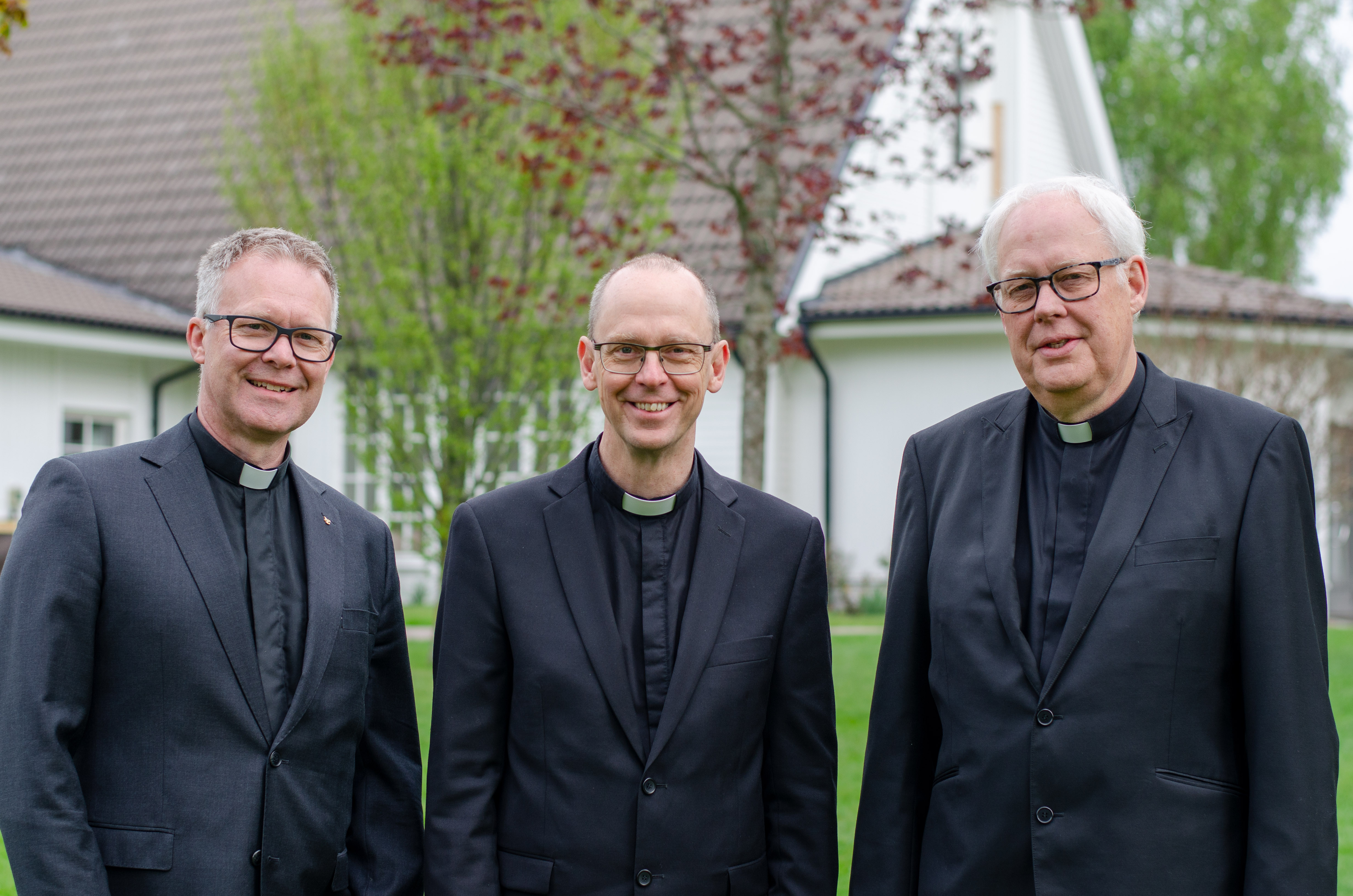 Stefan Elg, Ulf Häggqvist och Kjell Larsson på Svenska alliansmissionens årskonferens.