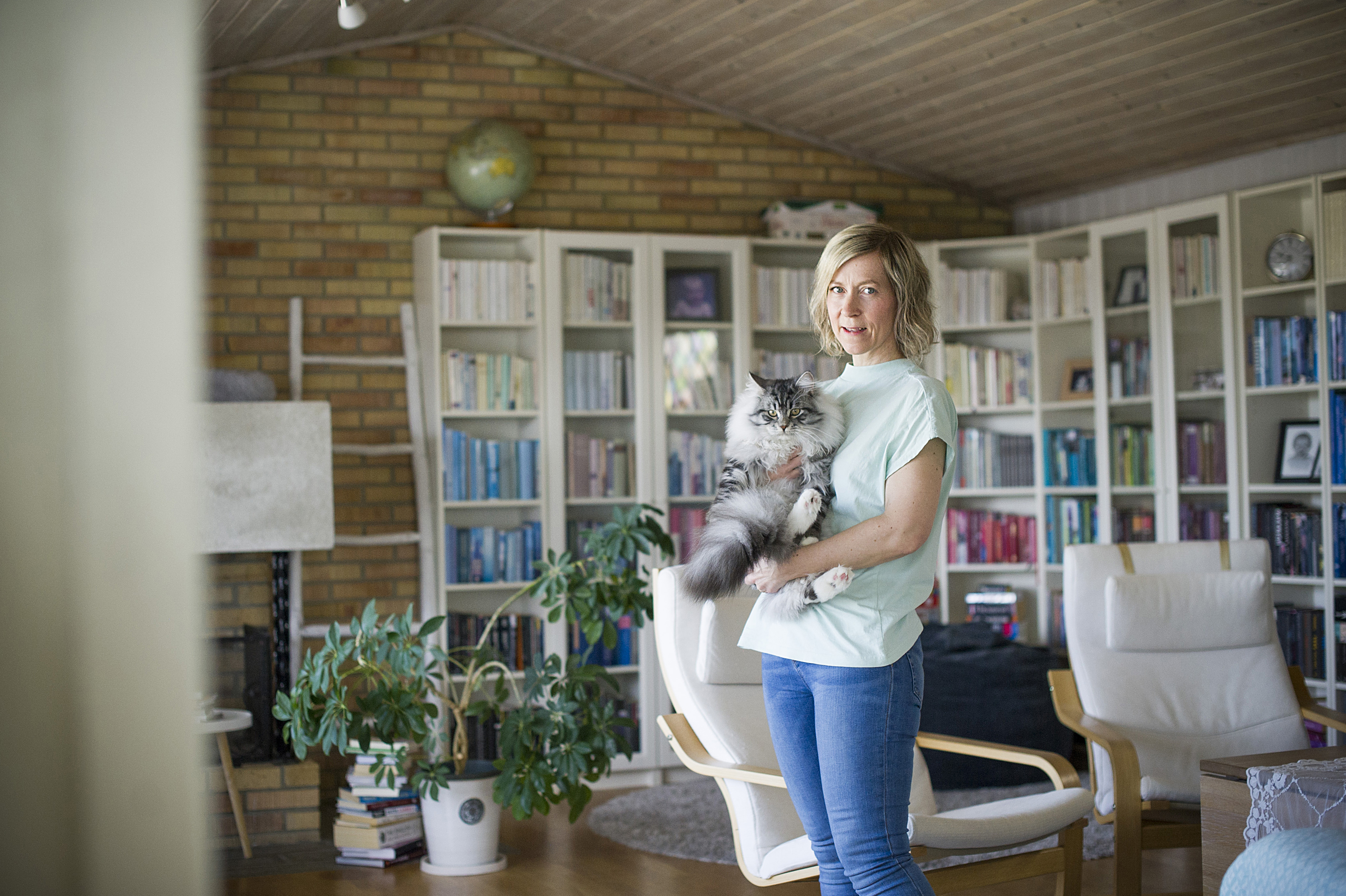 Sofie Braut, spaltist i Vårt Land og tidligere medlem i Stavanger bispedømmeråd. Her fotografert i hjemmet sitt like utenfor Bryne i Rogaland.