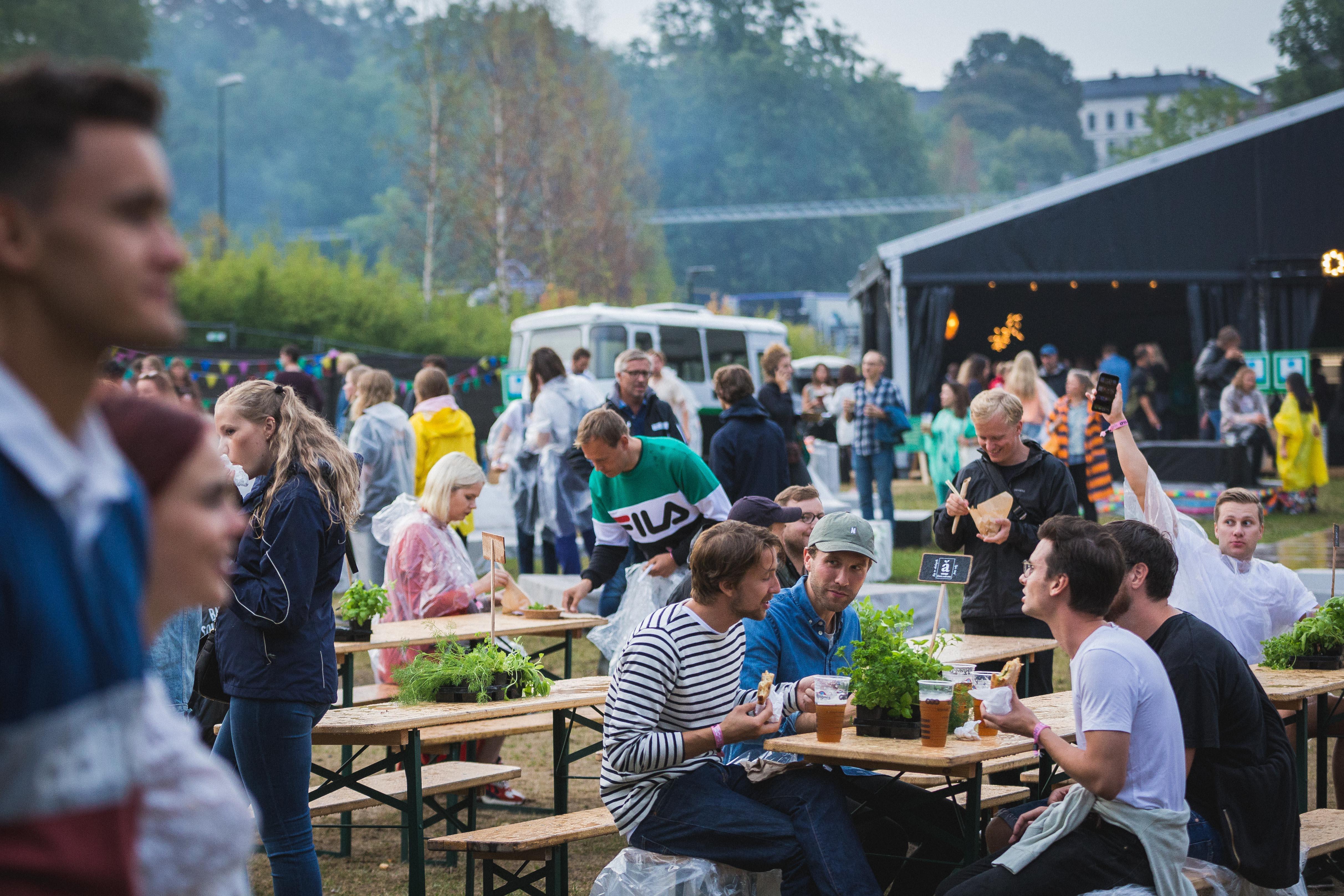 Øya-festivalen. Mat