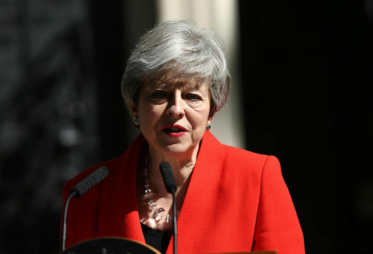 Theresa May slutter som partileder 7. juni