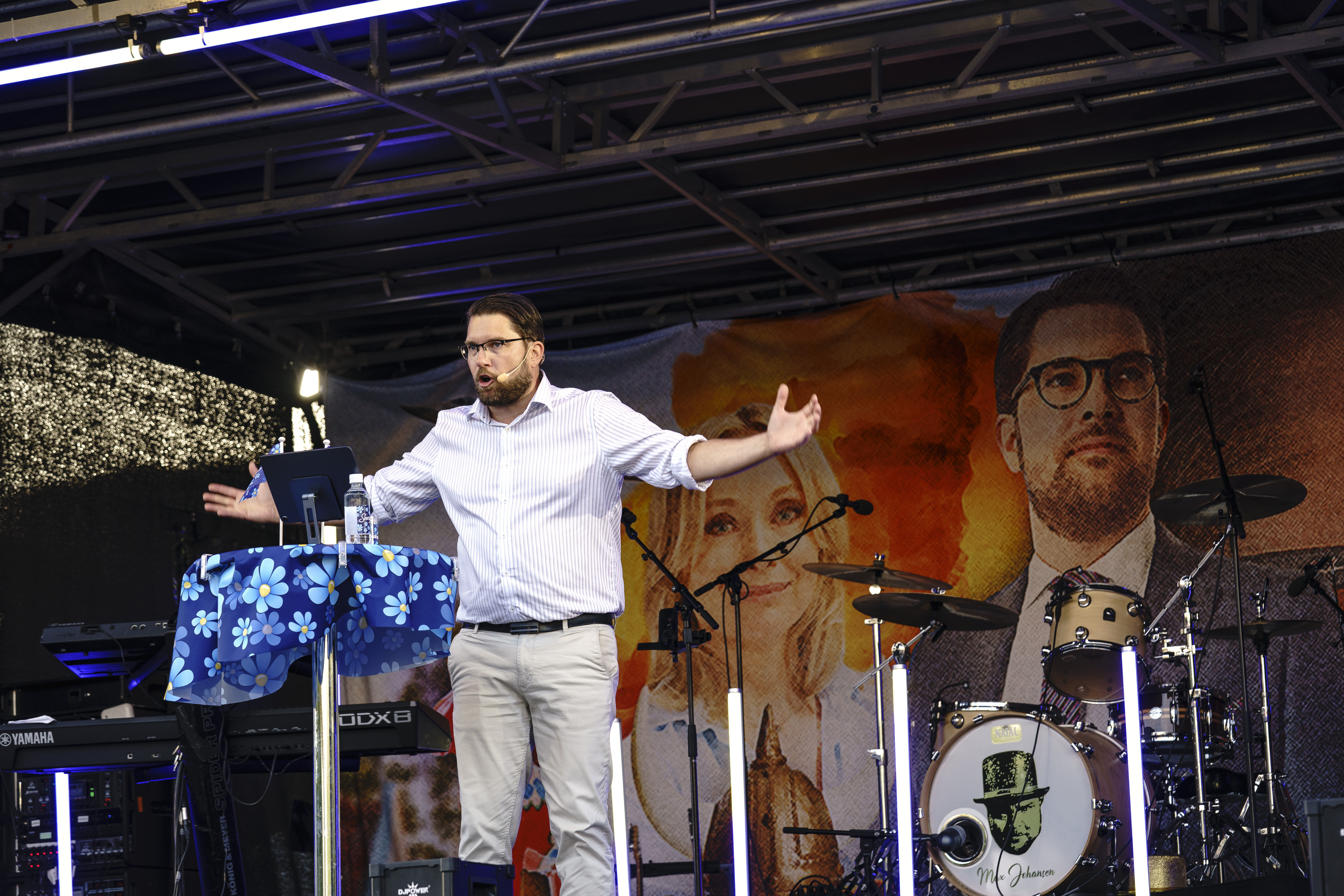 Folkefest med Jimmie Åkesson og Jessica Stegrud
Sverigedemokratene i Helsingborg.