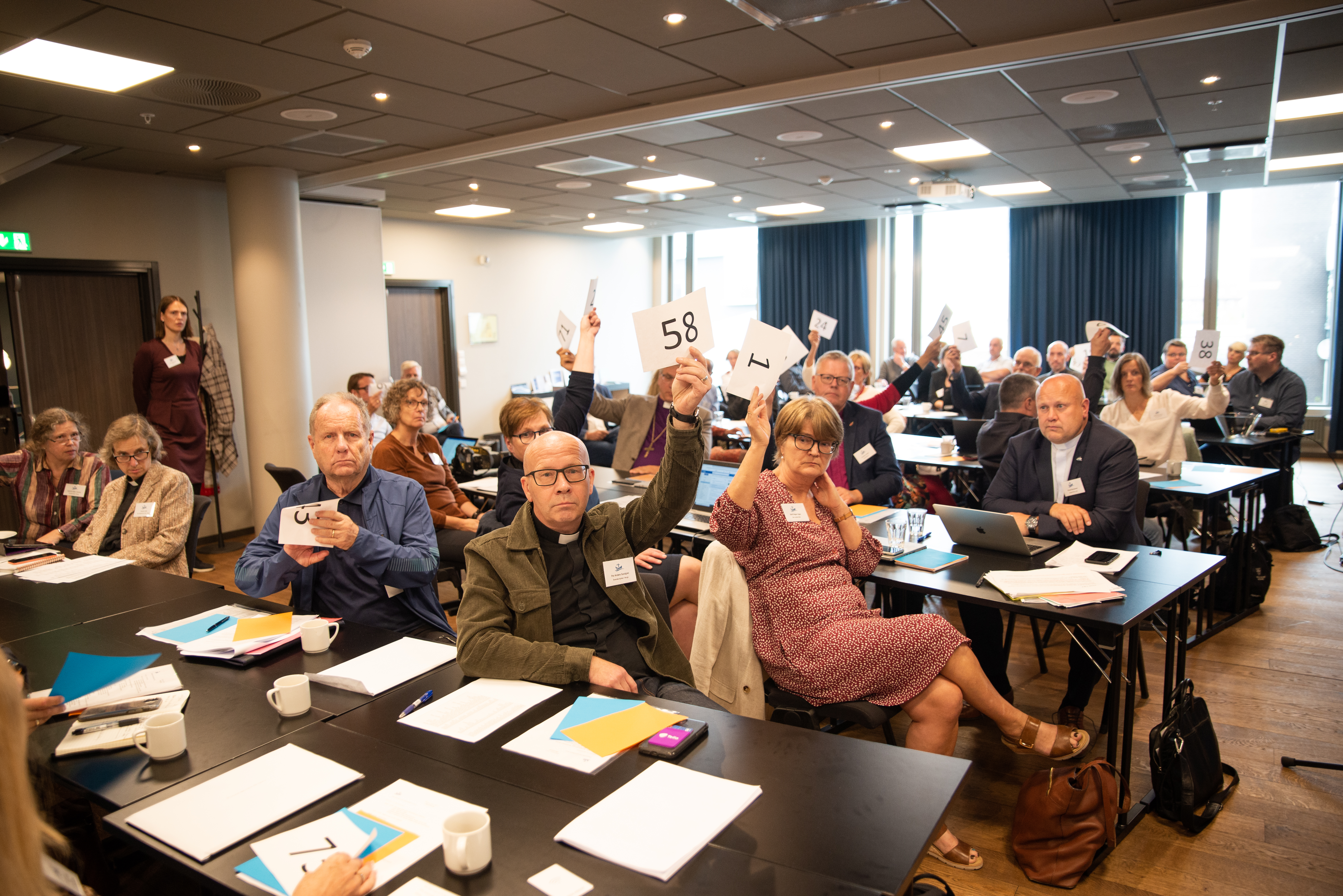 VILLE UTSETTE: Delegater fra Den norske kirke stemte for å utsette realitetsbehandlingen av medlemskapet til Brunstad Christian Church i Norges Kristne Råd.