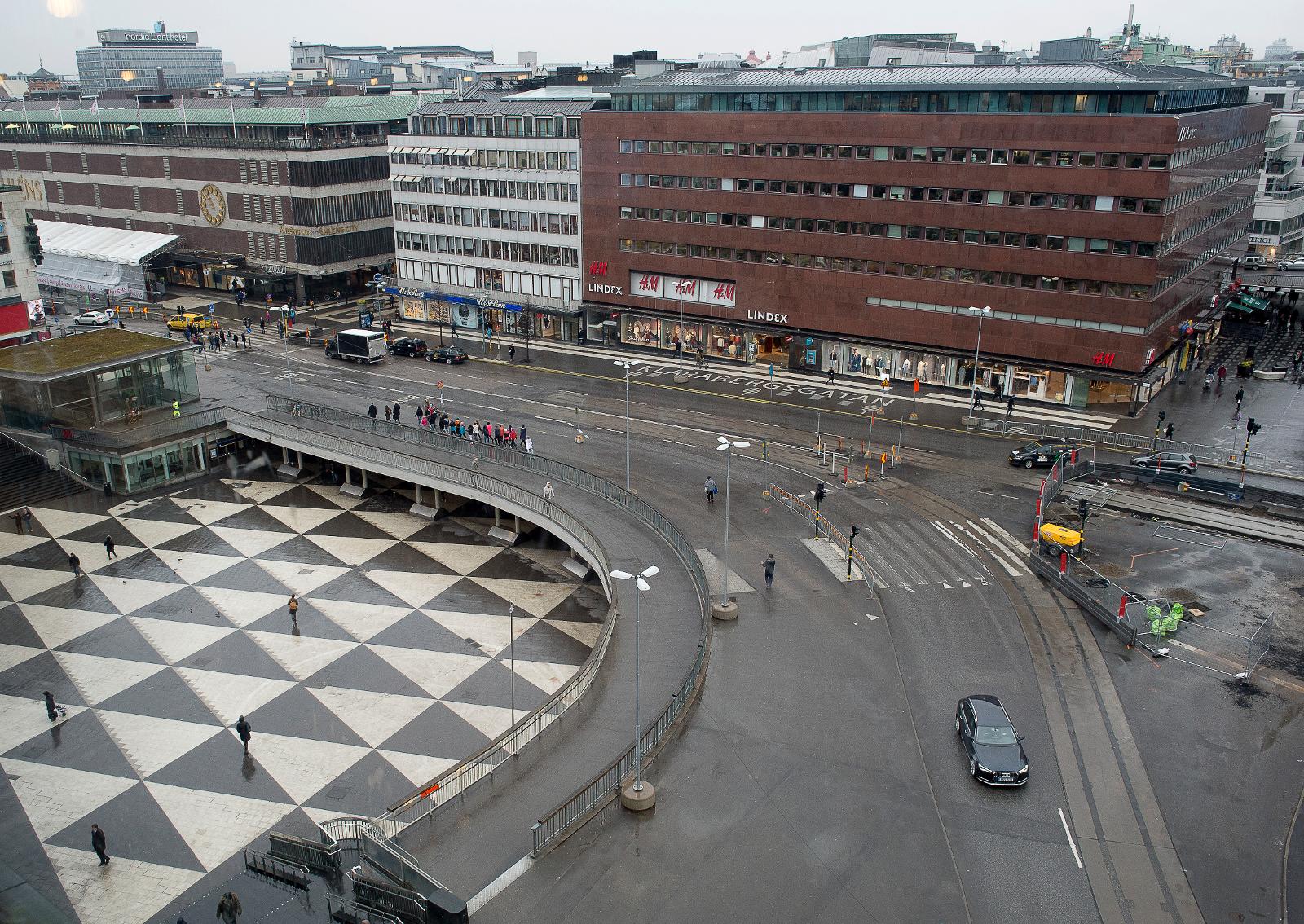 Bilden är från Sergels torg där hattalet mot armenierna hölls.