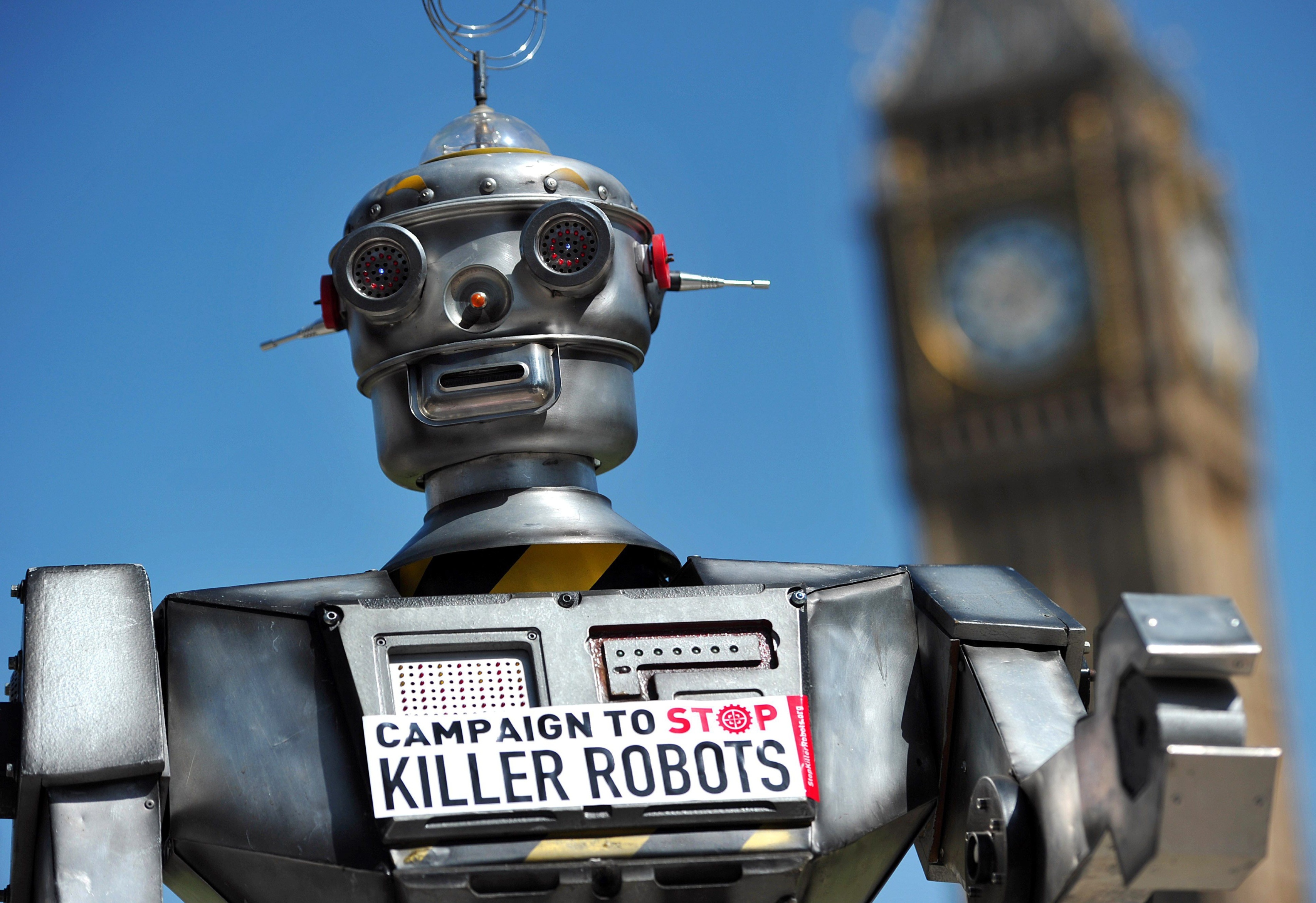 Bekymringen over autonome våpen kom for alvor i 2013. En rapport fra Human Rights Watch ble fulgt opp av «Campaign to Stop Killer Robots». FOTO: CARL COURT/NTB SCANPIX