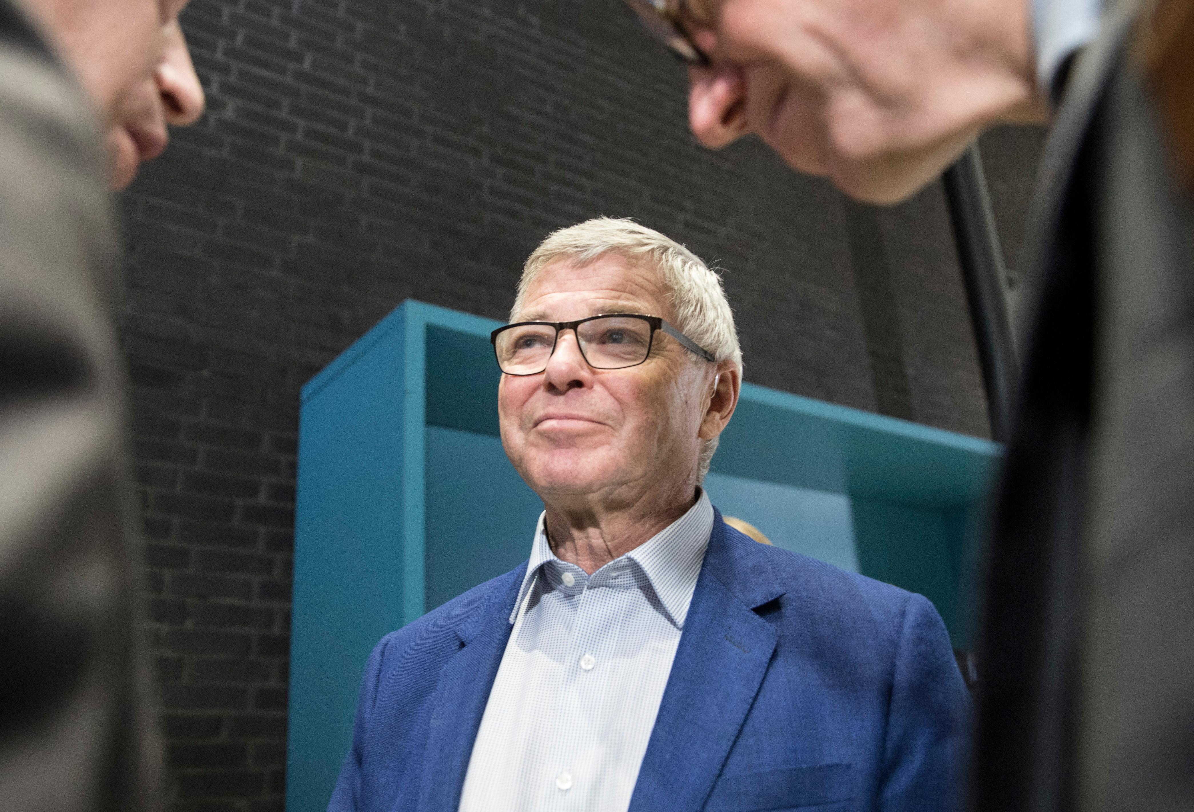 Gardermoen  20181102.
Kjell Magne Bondevik før KrF sitt ekstraordinært landsmøte på Gardermoen.
Foto: Vidar Ruud / NTB