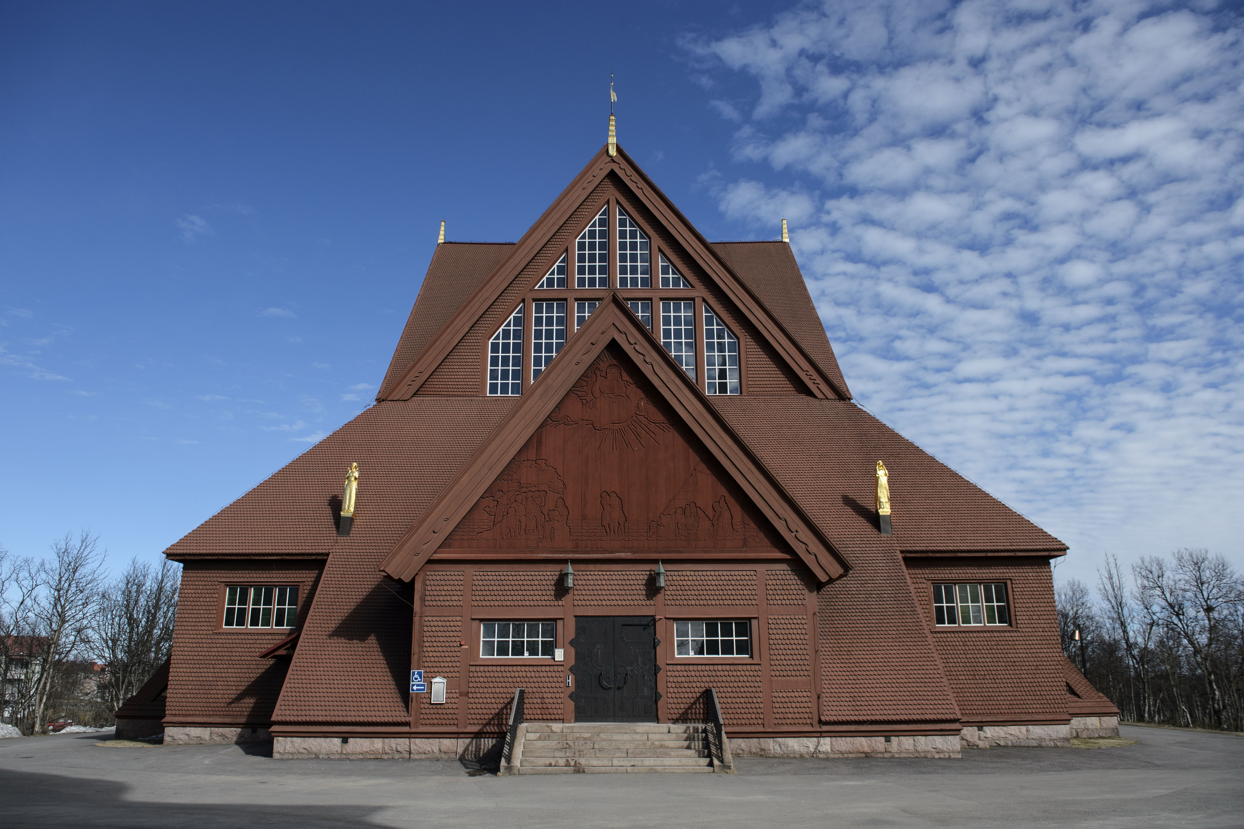 Vägar breddas när Kiruna kyrka ska flytta