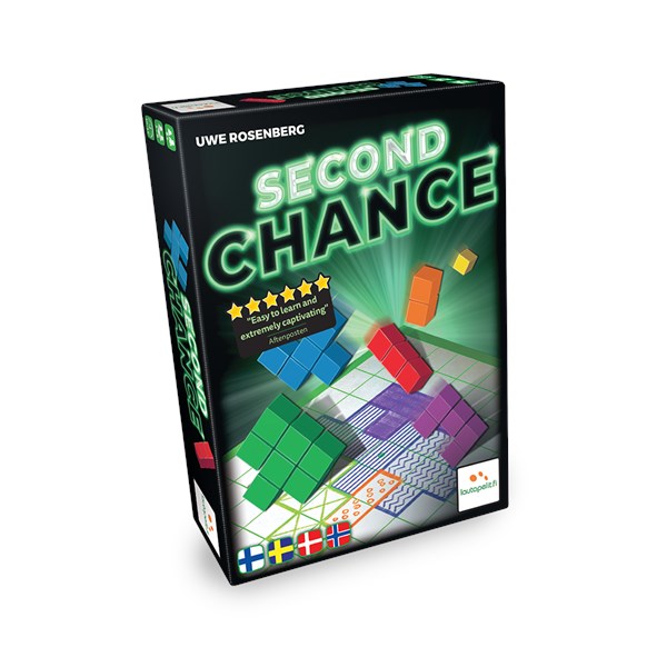 Brädspelet Second Chance, omslag.