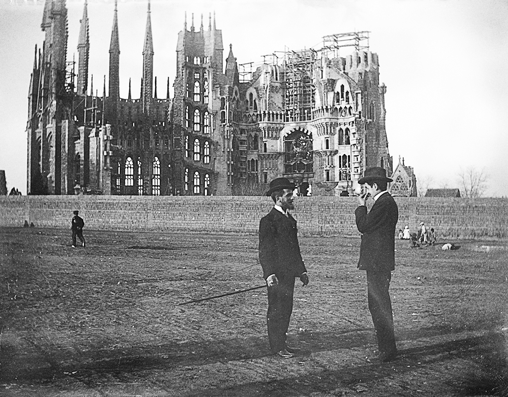 Sagrada Familia år 1905.