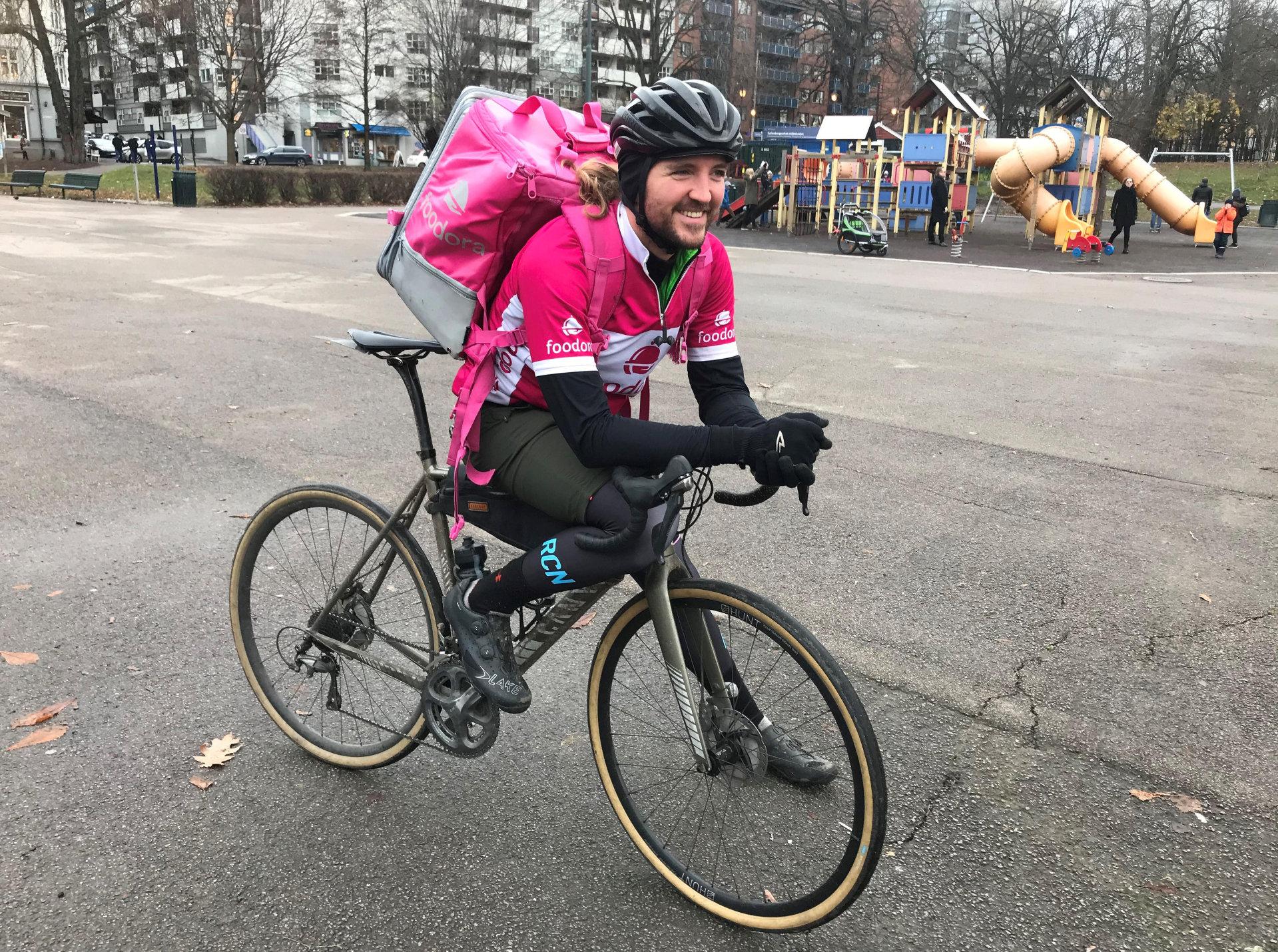 Espen Utne Landgraff, klubbleder for de Foodora-ansatte. Foto: Jo Moen Bredeveien