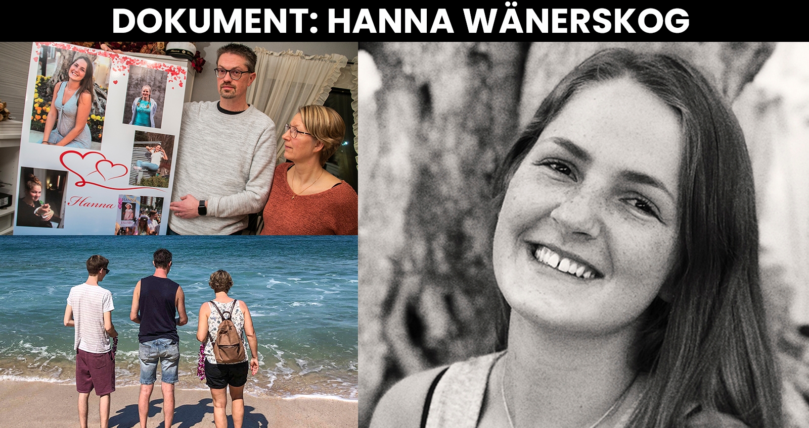 Deras dotter Hanna försvann i vågorna på Hawaii