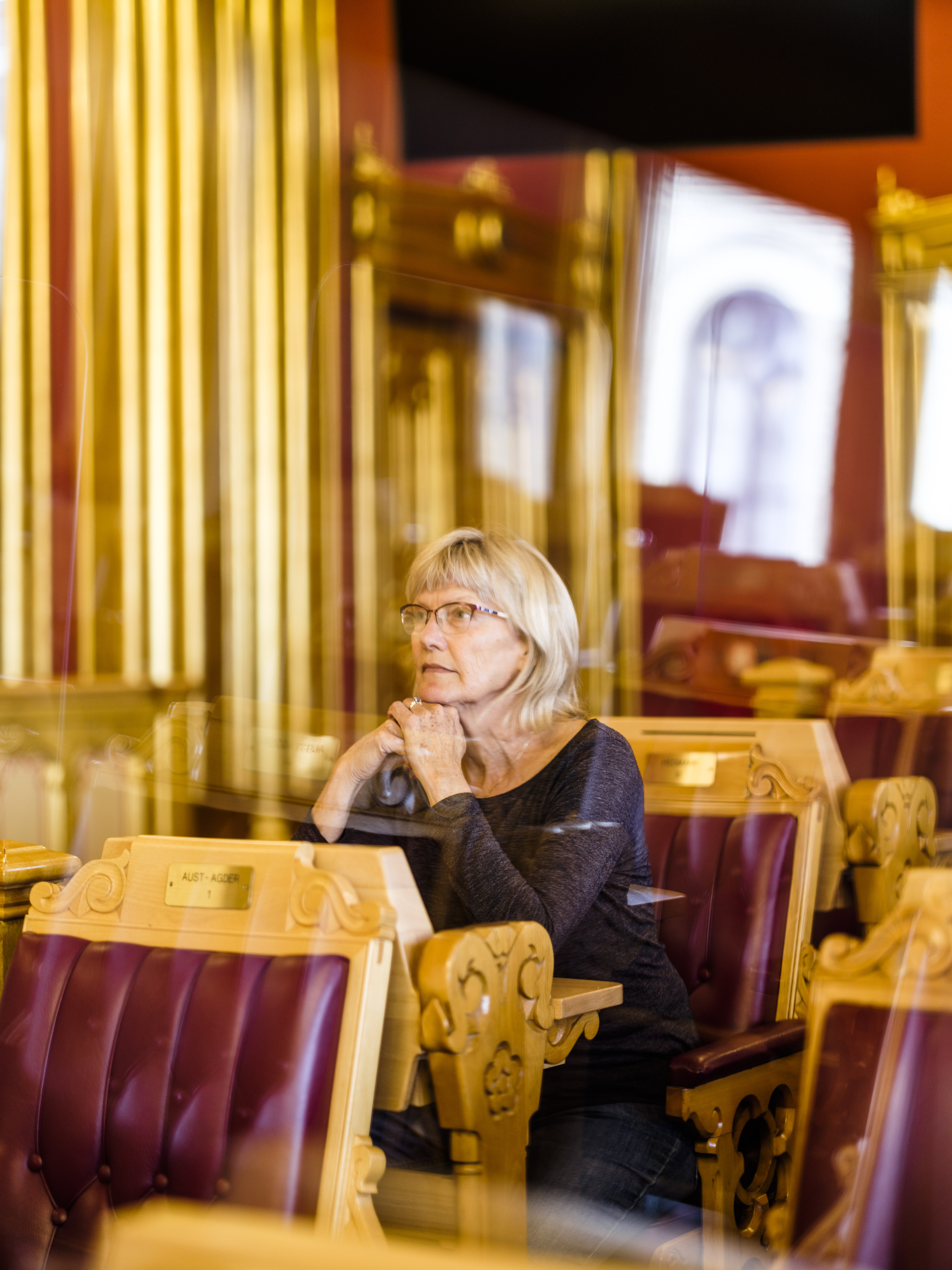 Karin Andersen rydder kontoret etter 28 år på Stortinget for SV.