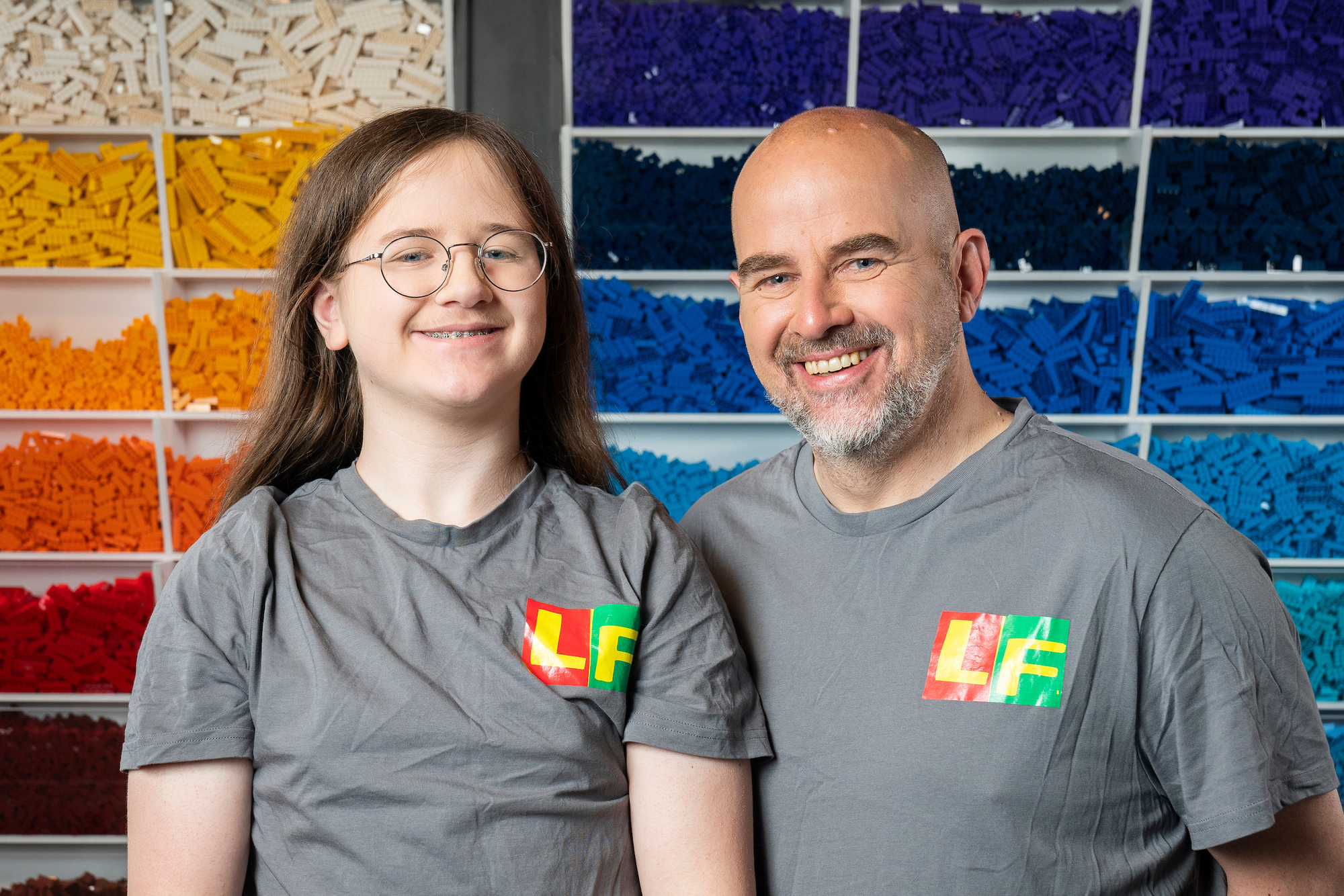 LEGO Masters Norge: Deltagere Ebbe Kretzmahr Wang og Joakim Wang.