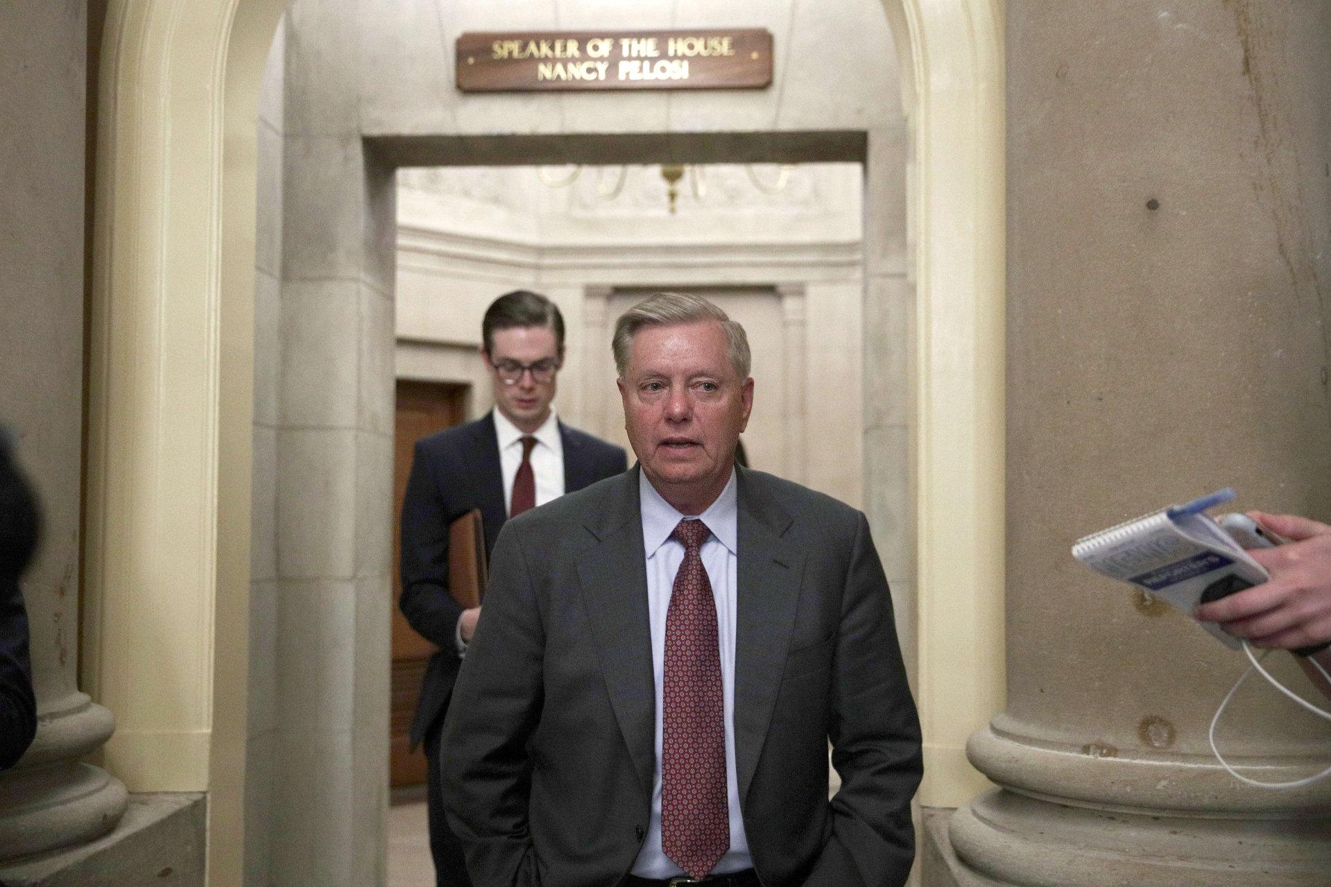 Senator Lindsey Graham er normalt en støttespiller til Trump, men har gått sterkt ut. FOTO: NTB SCANPIX