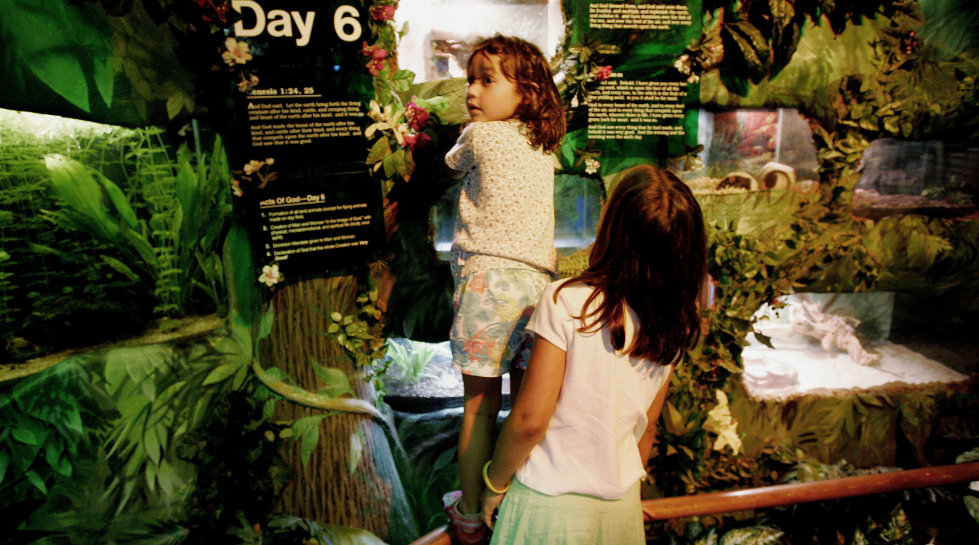 MUSEUM: USA har flere kreasjonistmuseer, her fra California. FOTO: NTB SCANPIX