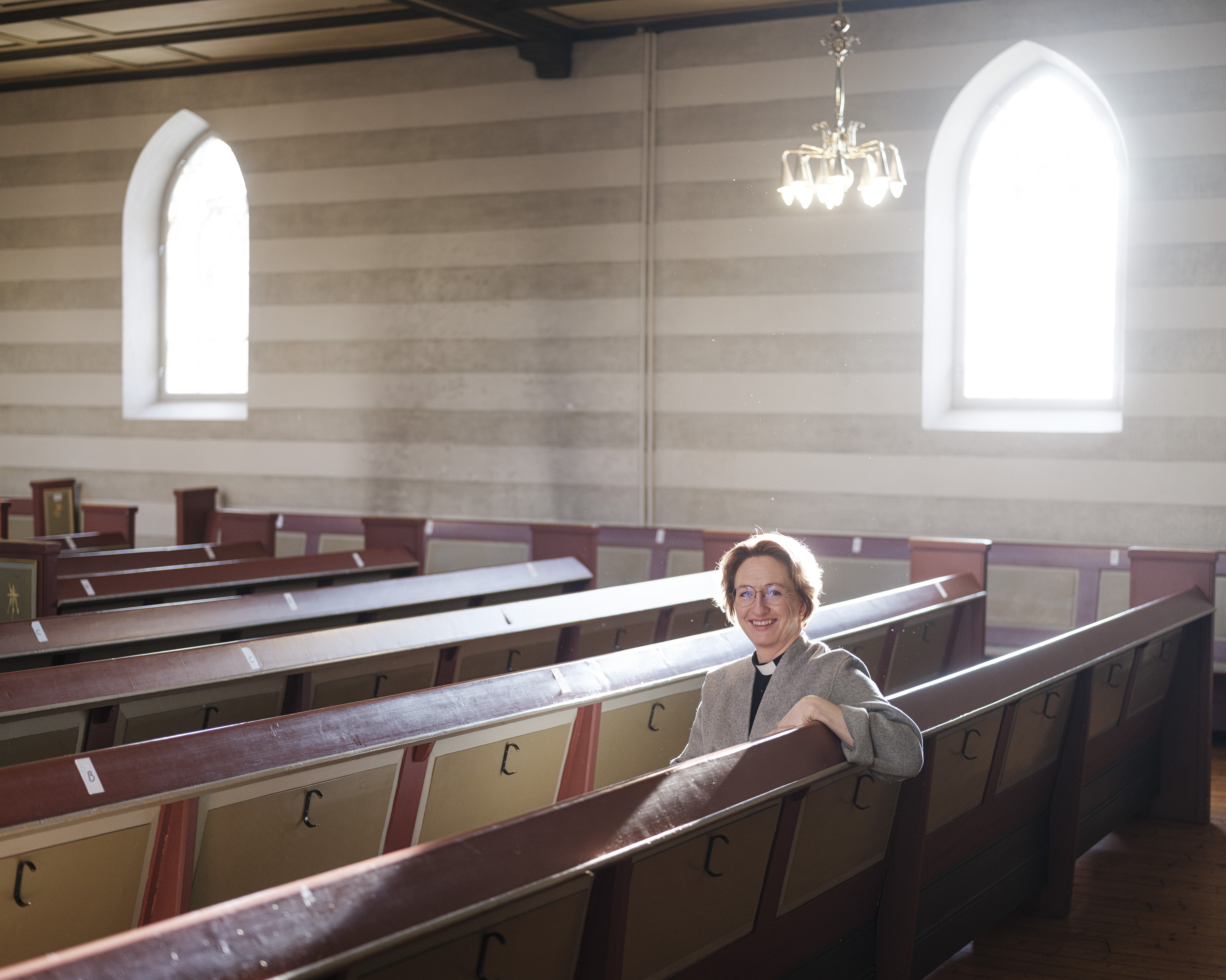 Kari Mangrud Alvsvåg presenteres som ny biskop i Borg. Fredrikstad domkirke.