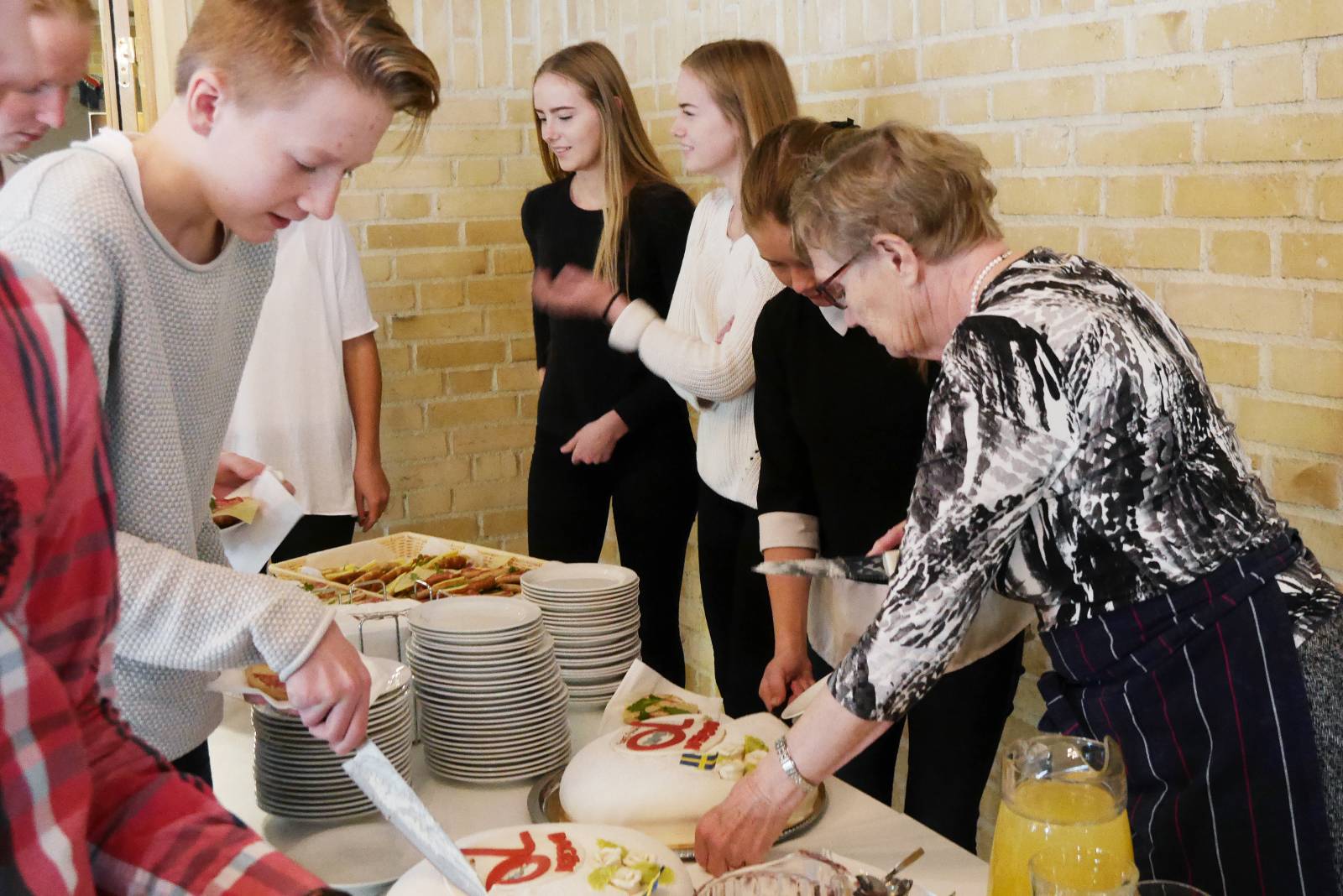 Dagens jubileumsturné i Saronkyrkan, Göteborg. Dagen 70 år