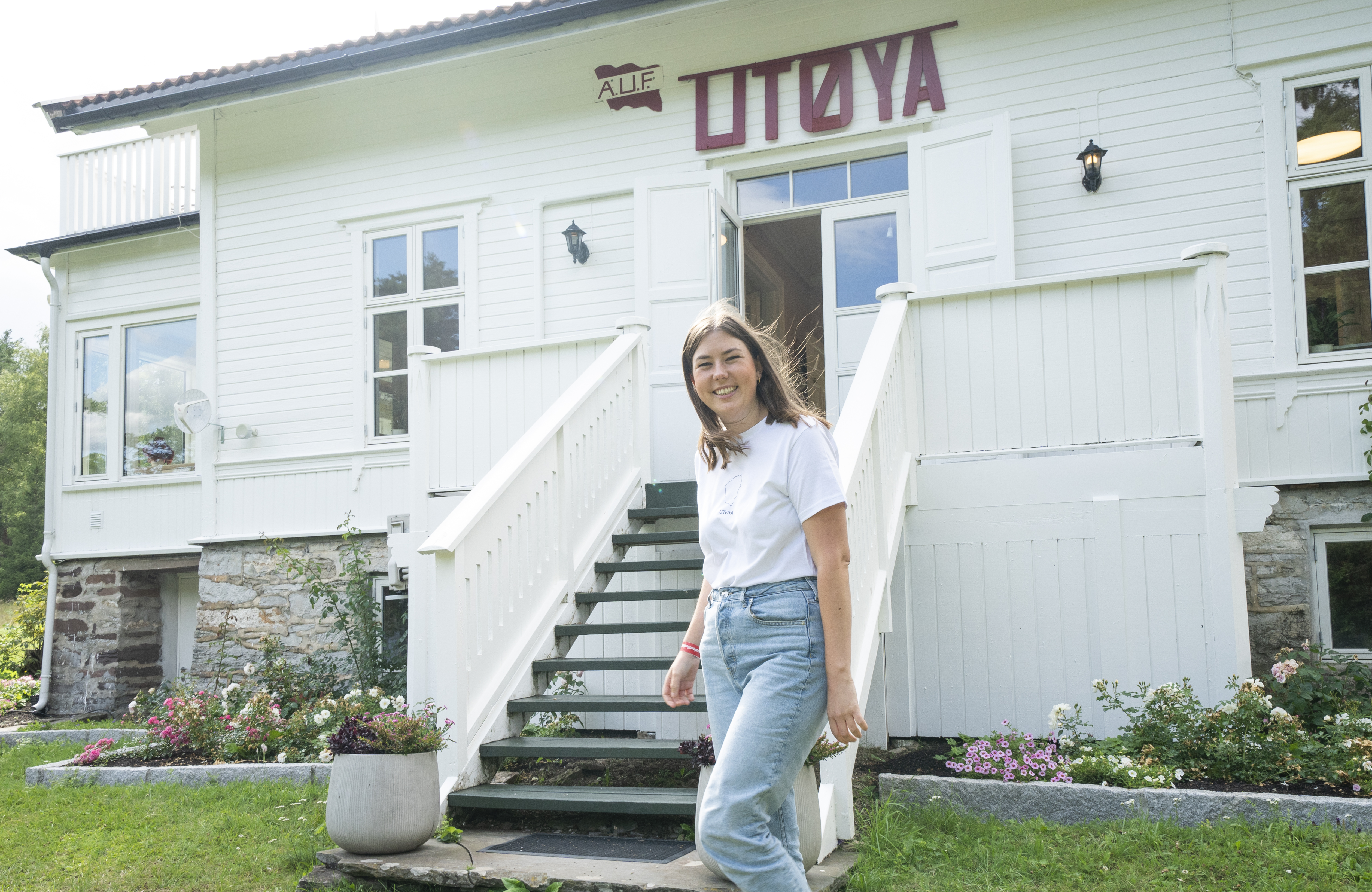 AUF-lederen utfordret partiledelsen i Arbeiderpartiet på klima i sin tale til nye AUF-ere. 
Foto: Torstein Bøe / NTB