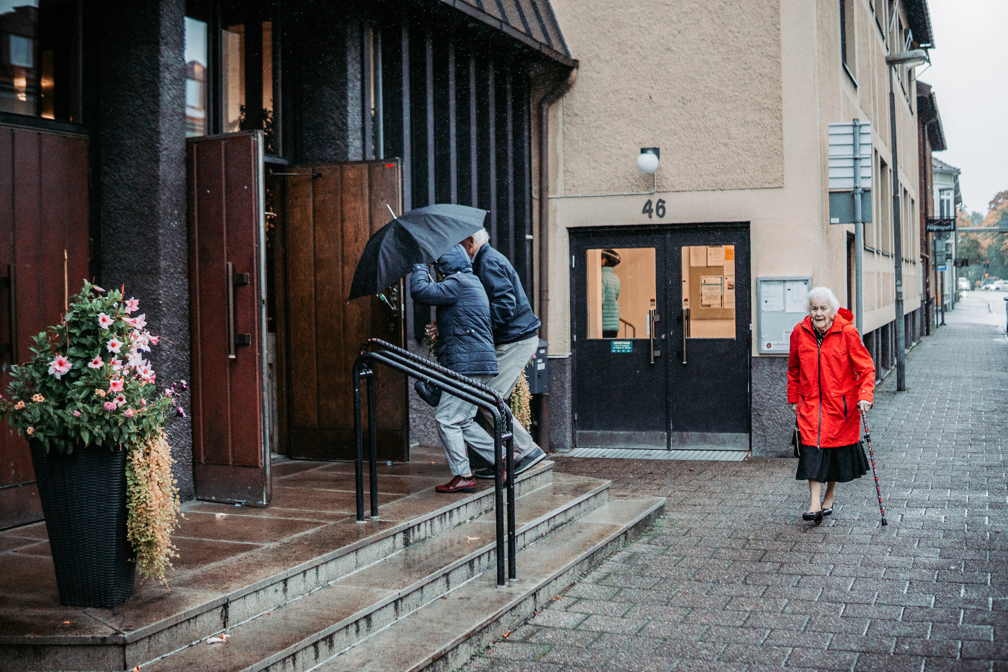 Första gudstjänsten sedan restriktionerna på grund av Coronapandemin. 3 Oktober 2021.