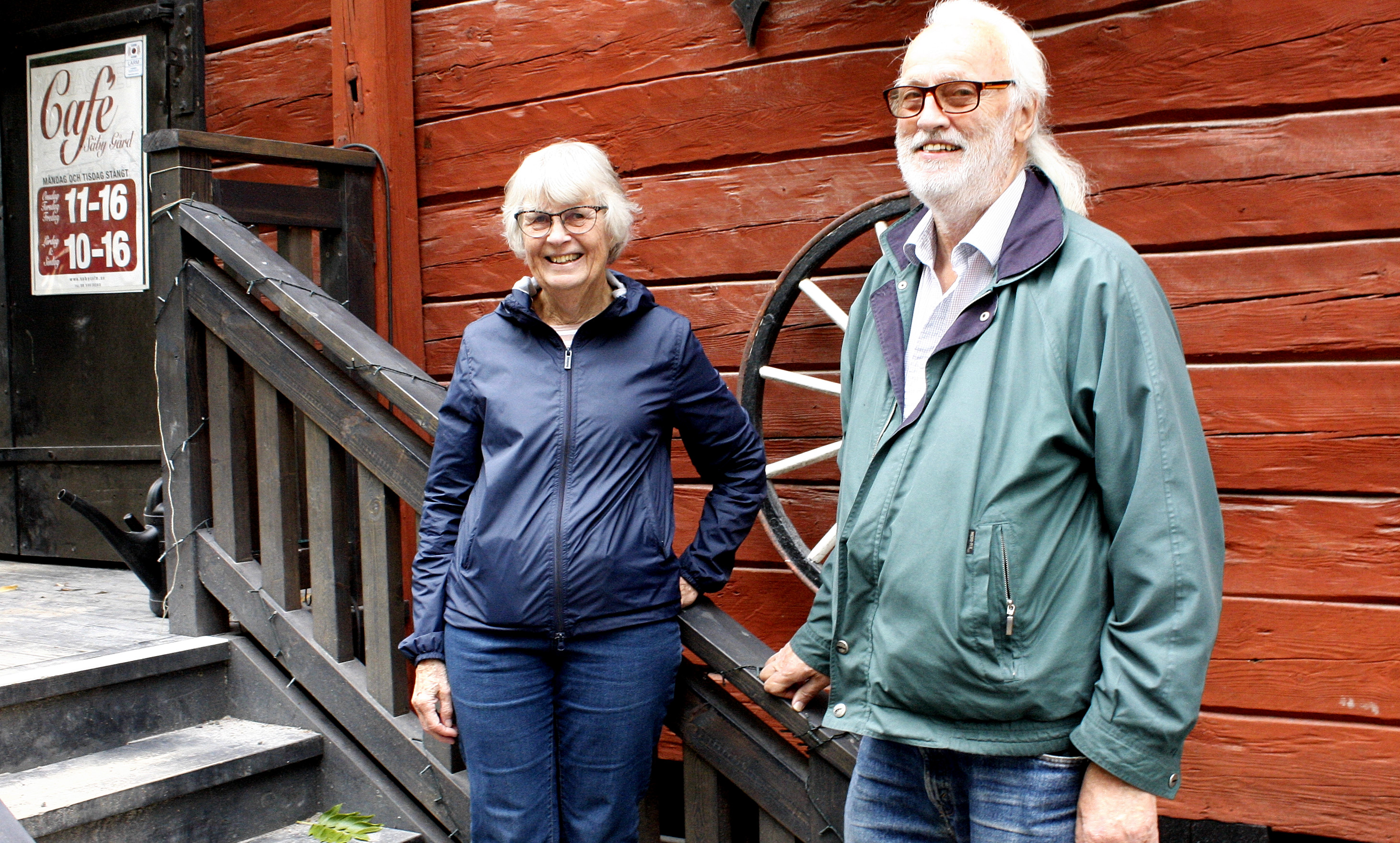 Astrid Emanuelsson och Urban Norstedt i Säby Gård.