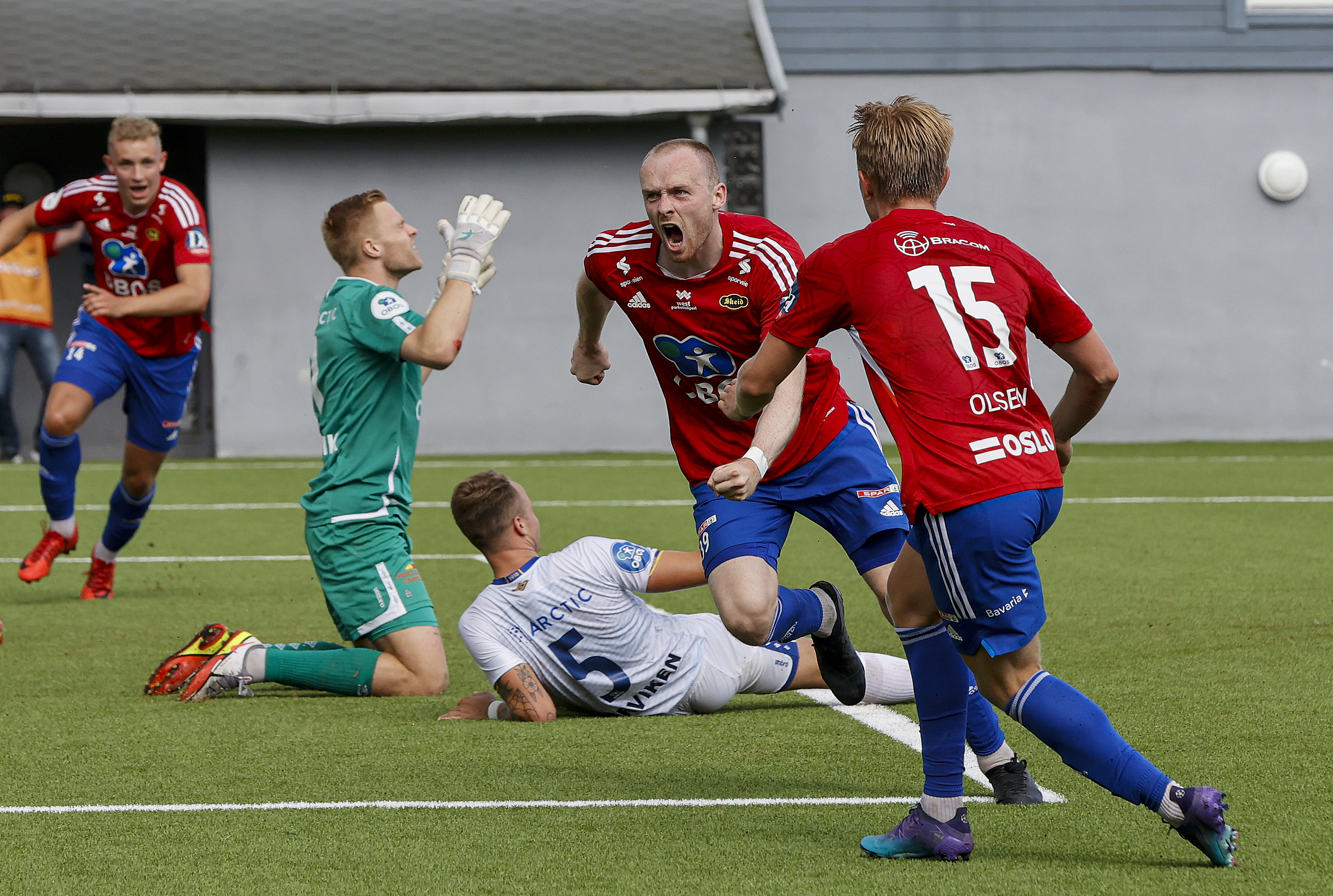 Bendik Rise har scoret for Skeid mot Grorud.