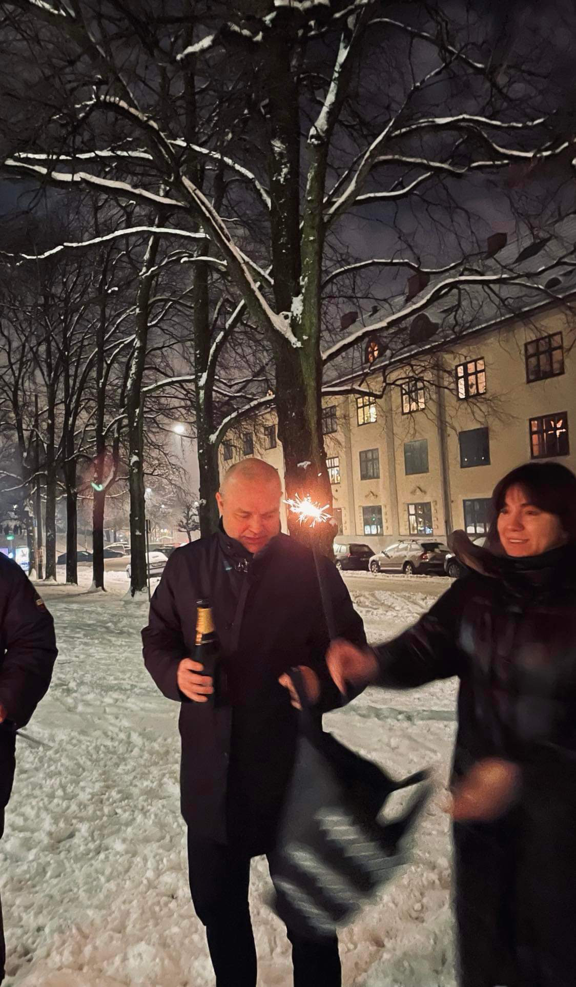 Lykkeligere dager: Jul og nyttår feiret Viktoria med sin norske kjæreste Fredrik Skei på Torshov i Oslo