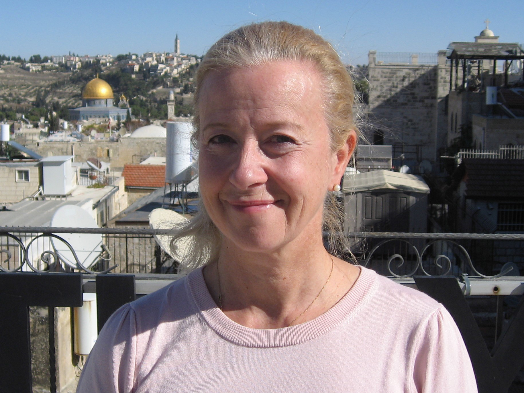 JERUSALEM. Nina Palm, direktor på Bildas studiecenter i Jerusalem.