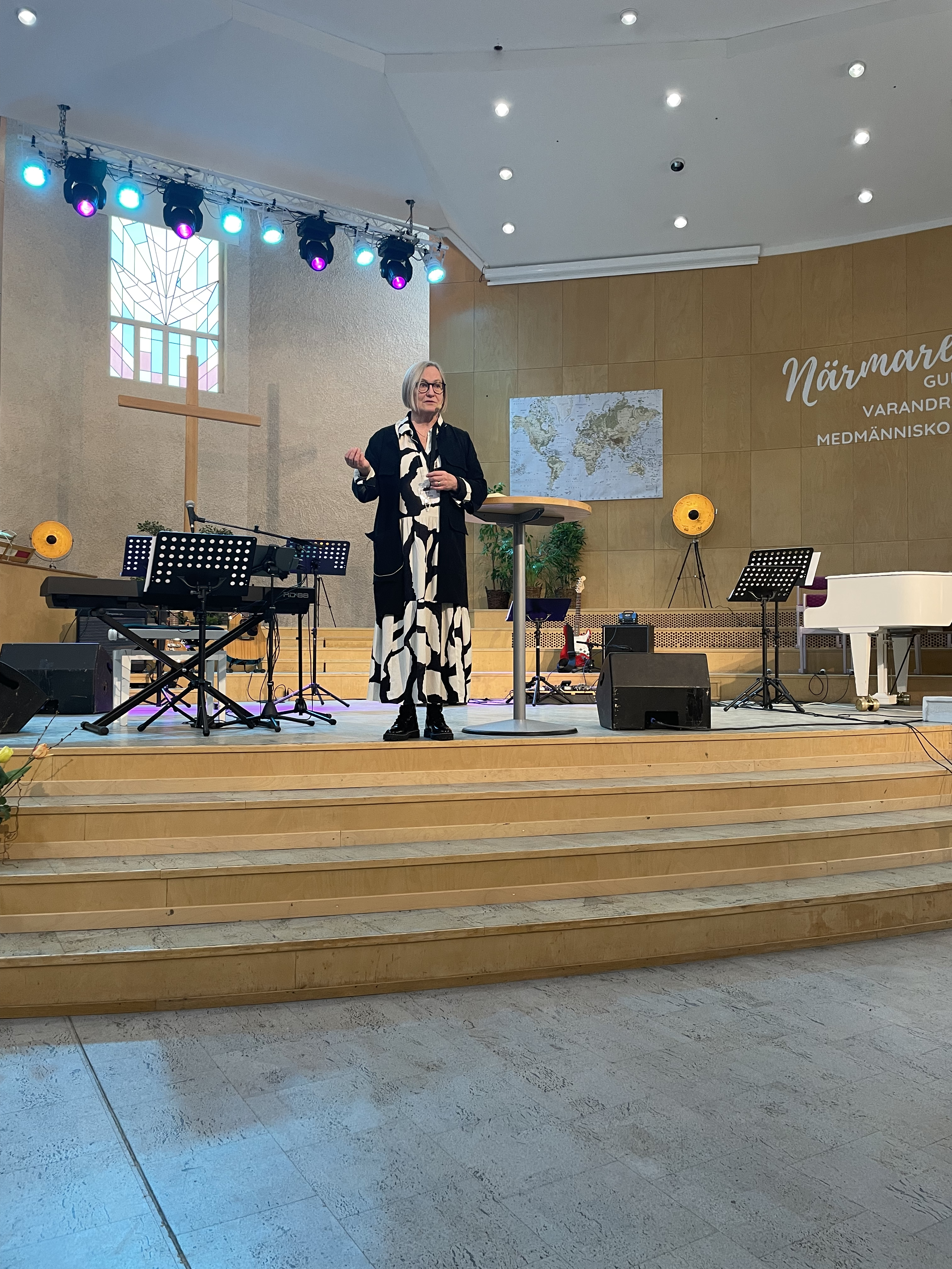 Lena Tellebo på missionskonferensen Sänd i Eskilstuna.