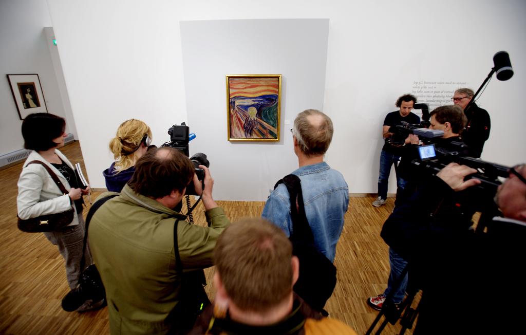 Nå kan du male med Munchs pensler 