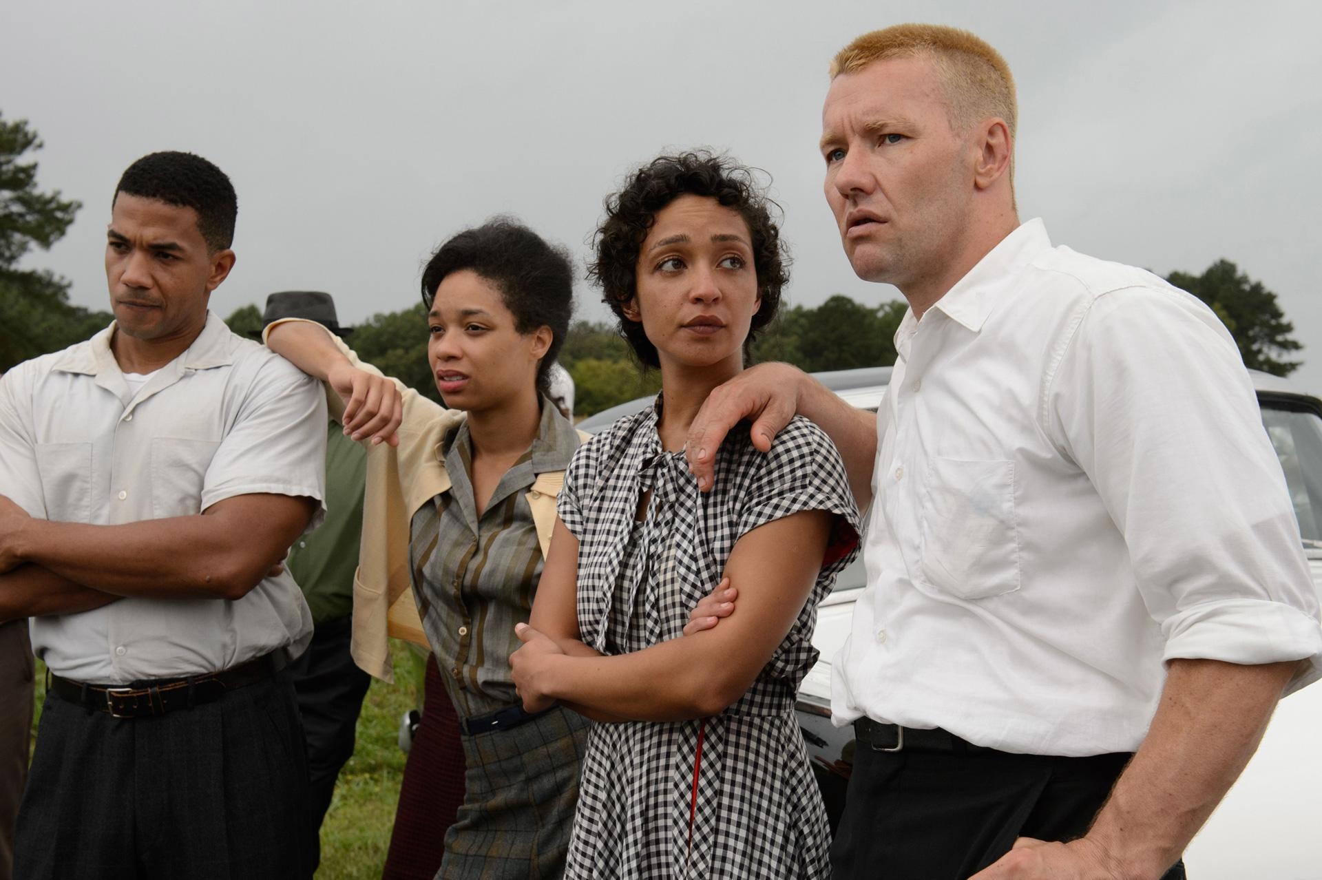 Fra Jeff Nichols "Loving" med Ruth Negga og Joel Edgerton (begge til høyre) i hovedrollene.