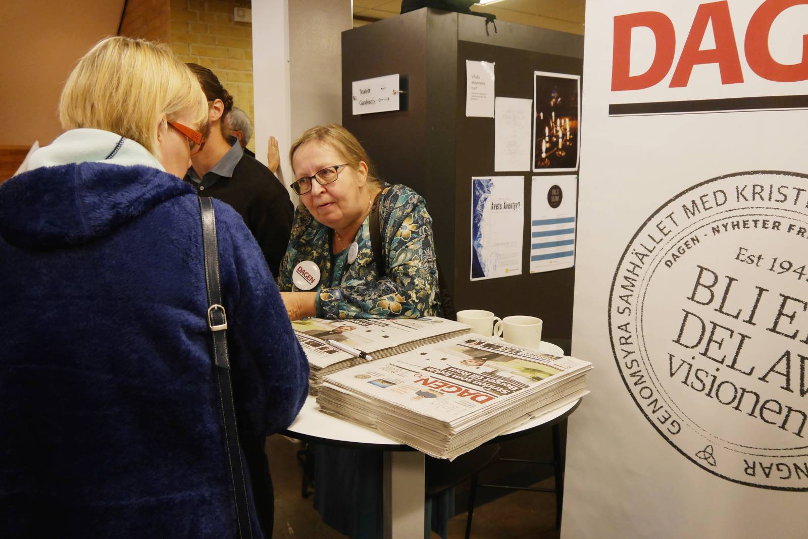 Dagens jubileumsturné i Saronkyrkan, Göteborg. Dagen 70 år