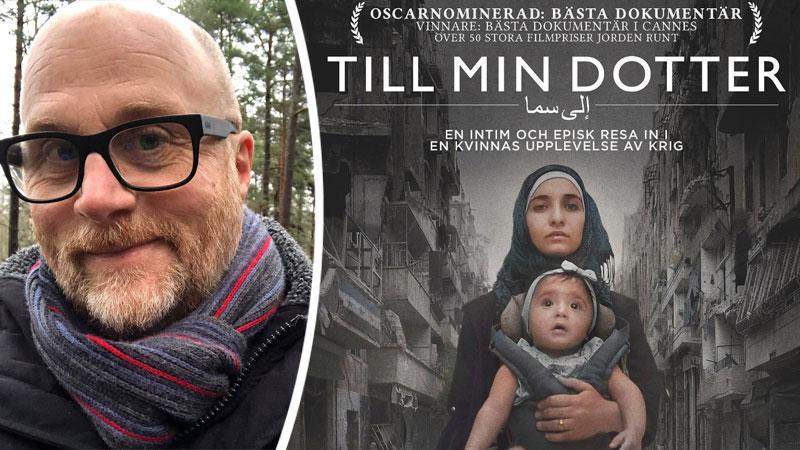 Gripande om mänsklig värme under krigets helvete i "Till min dotter"