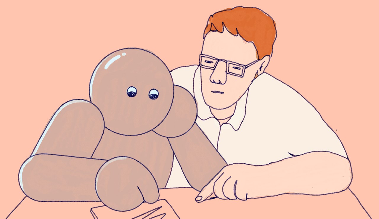 Han lærer roboter hvordan verden fungerer