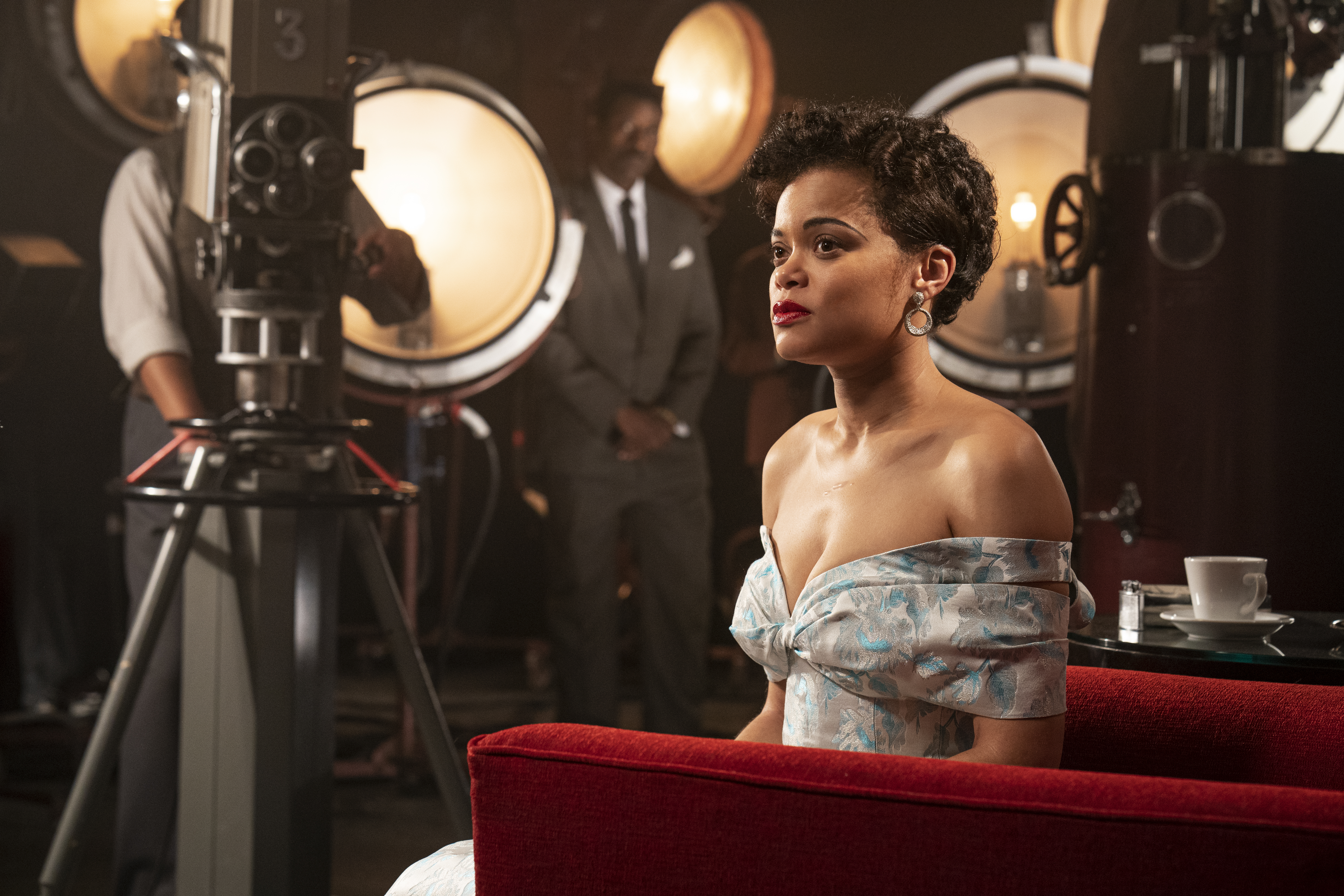 Andra Day som legenden Billie Holiday i «The United States vs. Billie Holiday». Filmen har antatt norsk kinopremiere i juni.