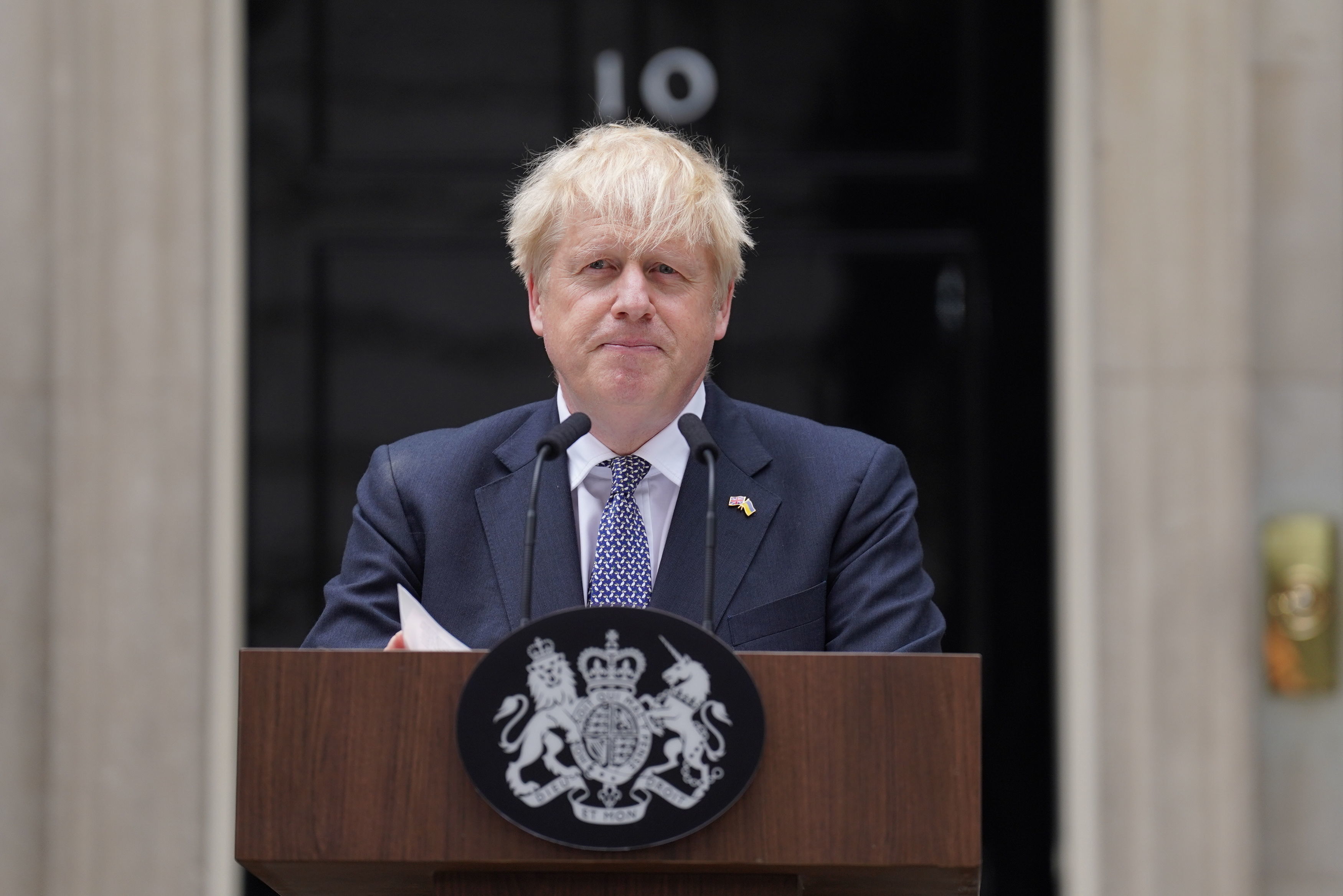 Boris Johnson gir seg som statsminister