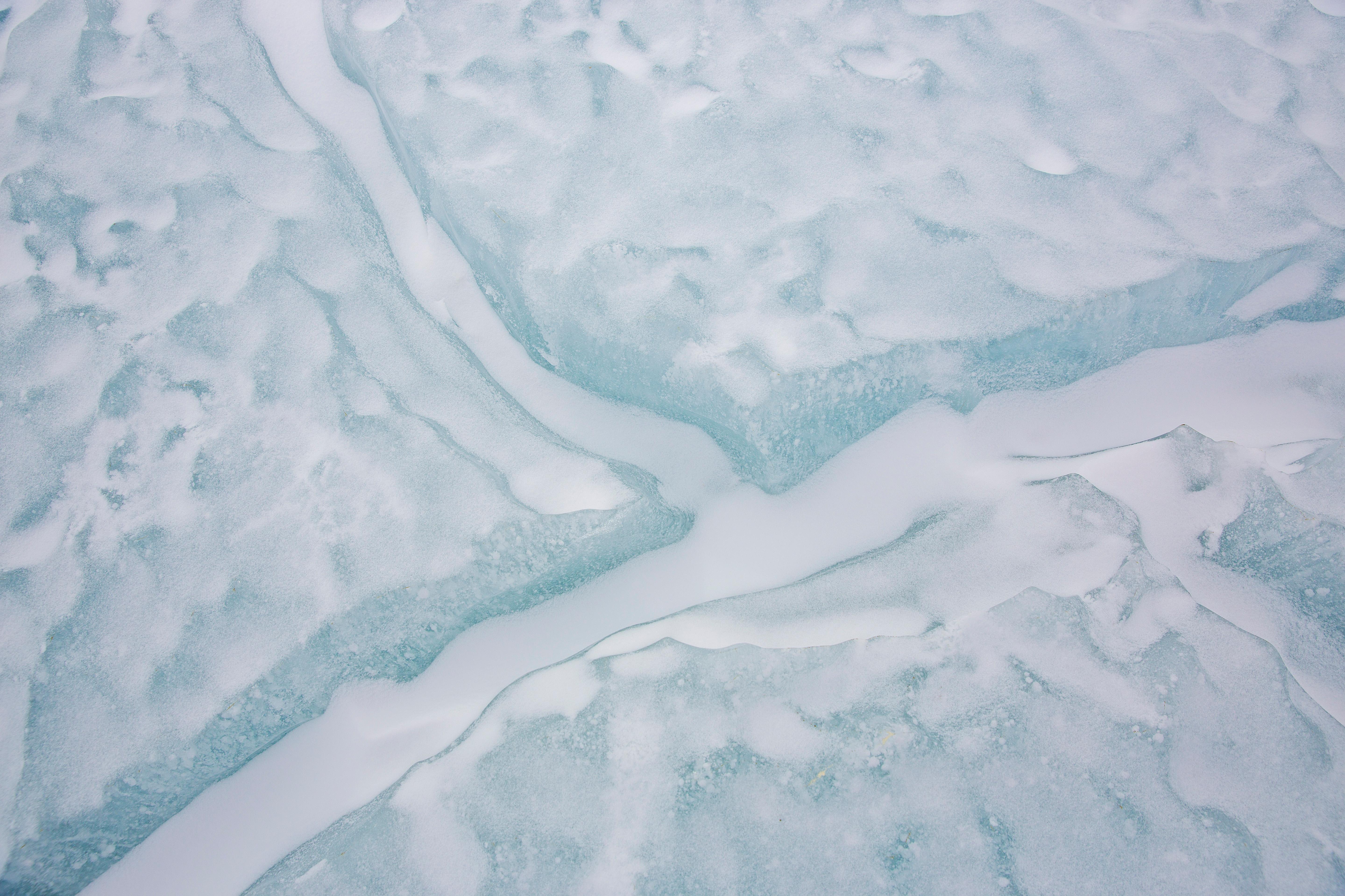 Bildet viser is på Antarktis.