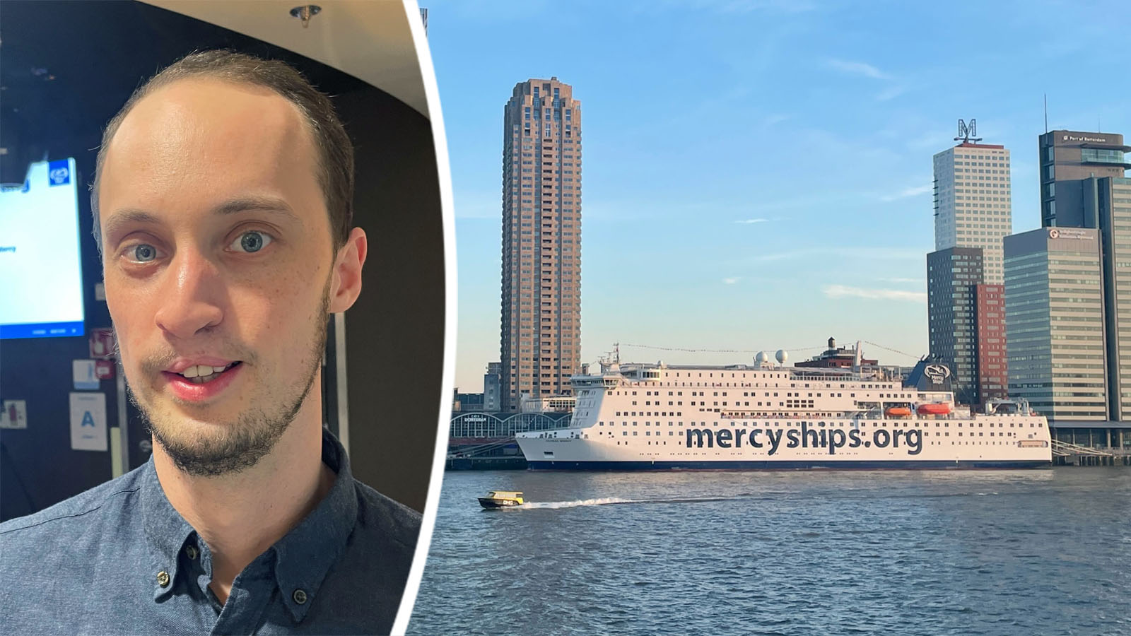 Niclas längtade efter ett äventyr – jobbar på jätteskepp