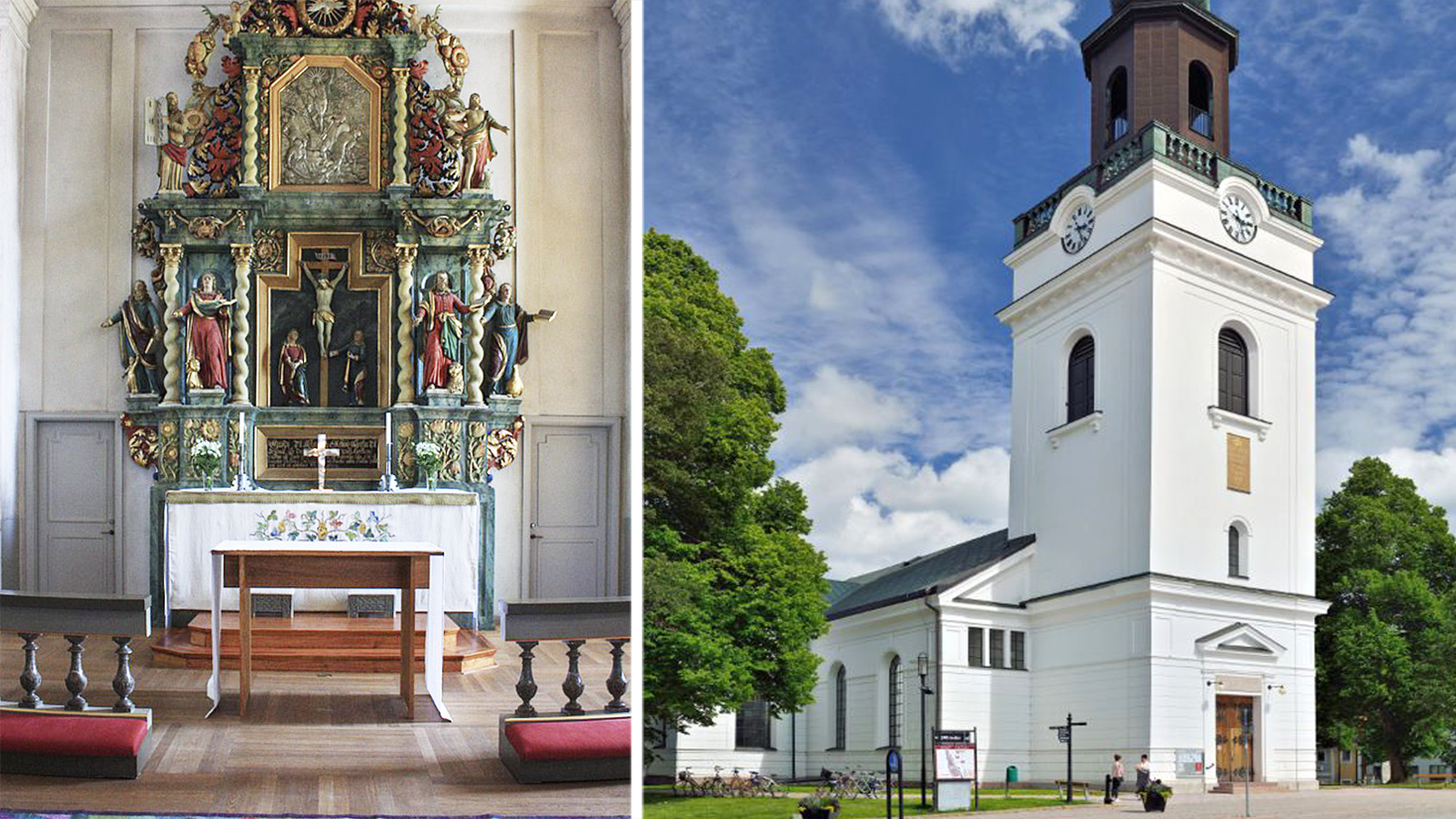 Rånaren greps däckad vid altaret i Eksjö kyrka