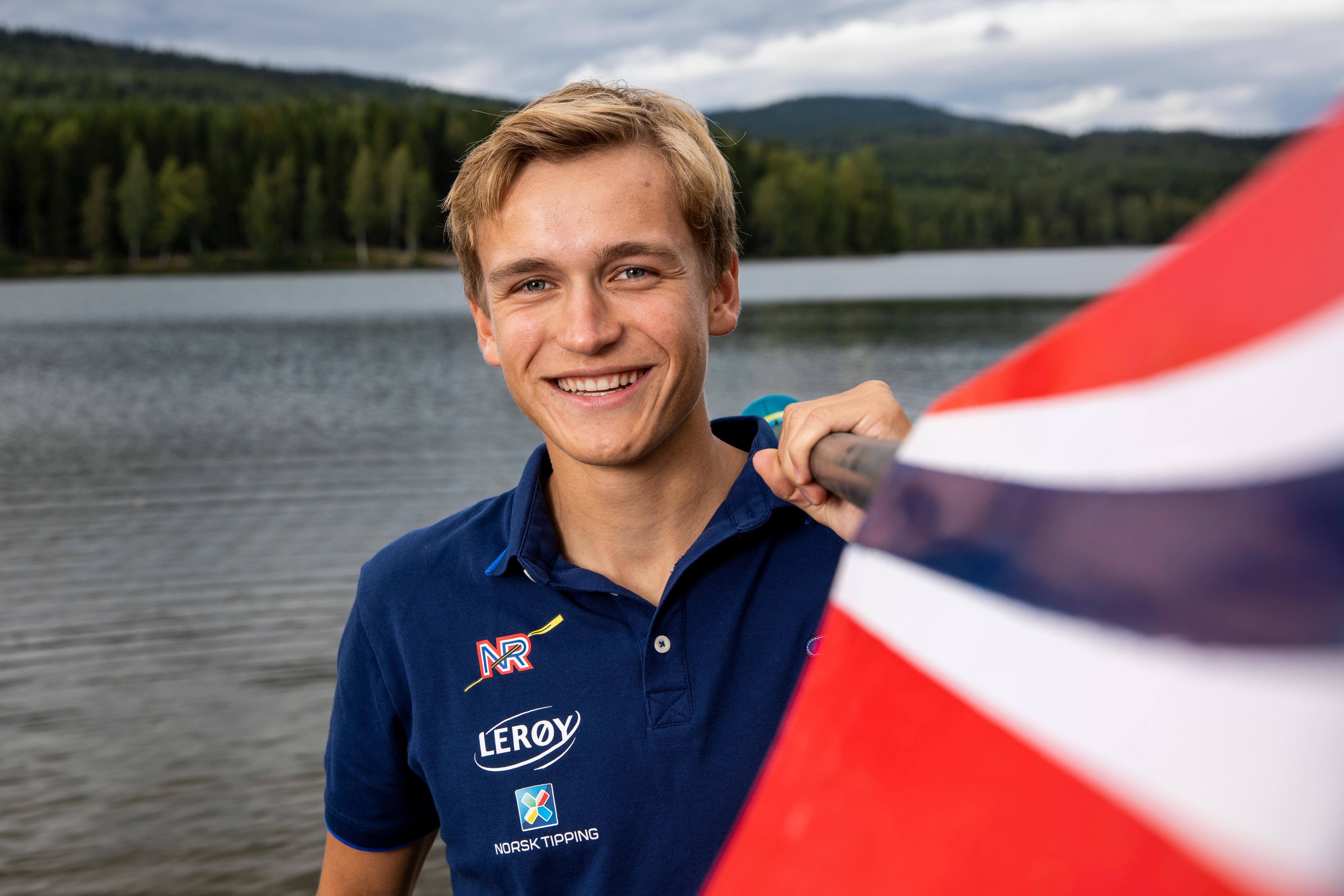 Oslo  20180828.
Roer Lars Benske er klare for VM i Bulgaria. Her er han fotografert på Sognsvann i Oslo.
Foto: Tore Meek / NTB