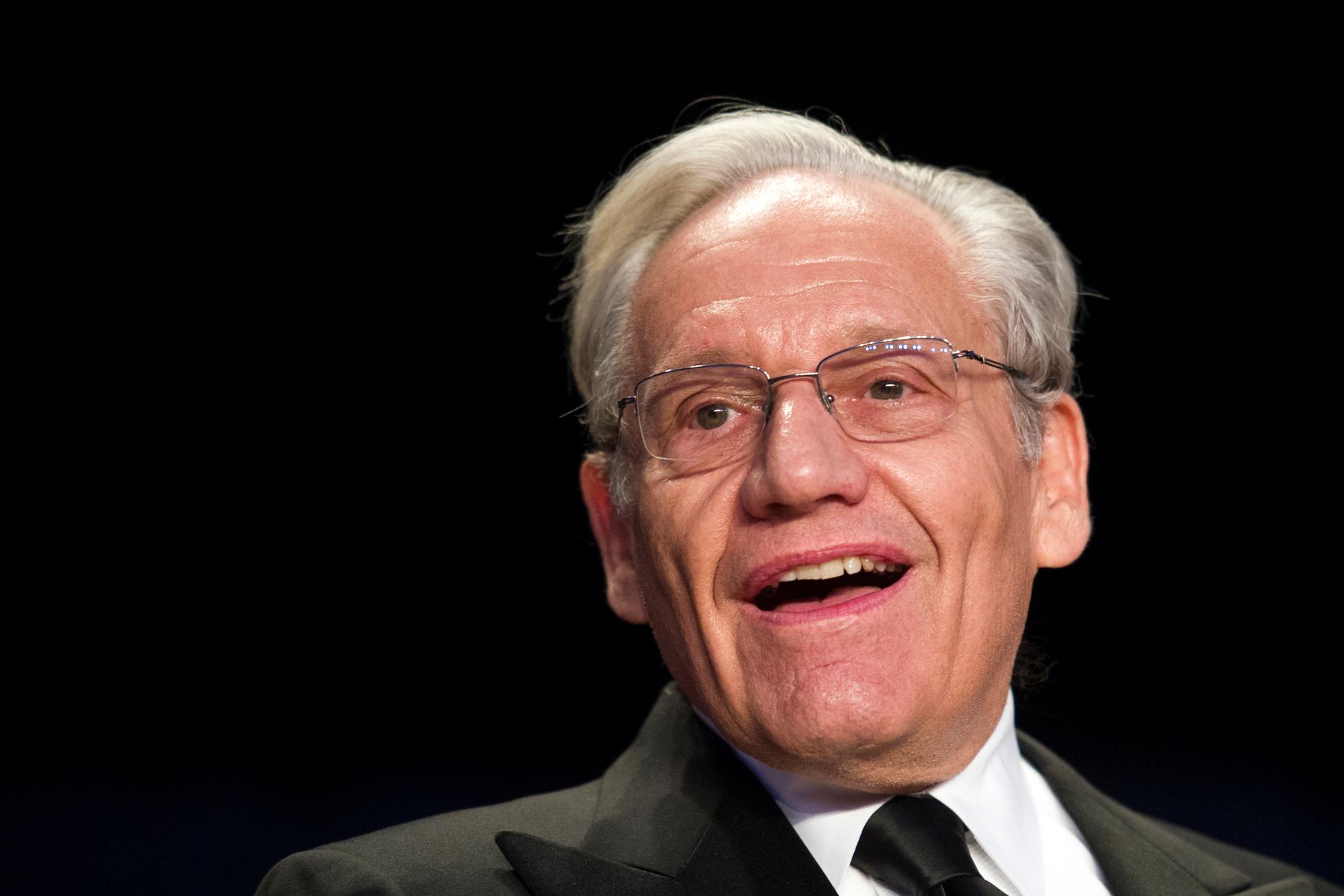 Journalist Bob Woodward sits at the head table during the White House Correspondents' Dinner in Washington, Saturday, April 29, 2017. (AP Photo/Cliff Owen)