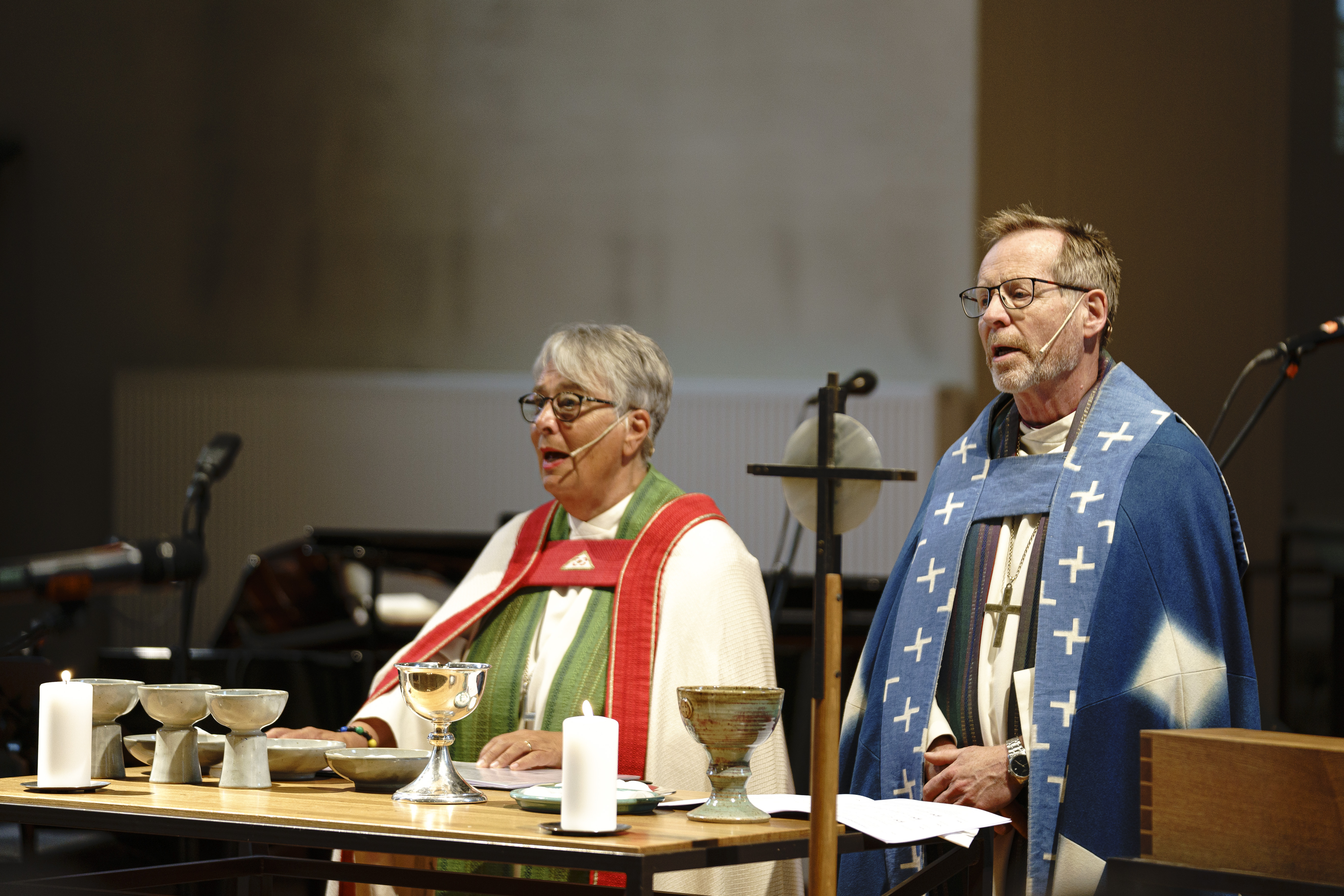 Åpning av Kirkemøtet 2022. Gudstjeneste i Vår Frues kirke i Trondheim.