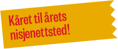 Kåret til årets nisjenettsted!